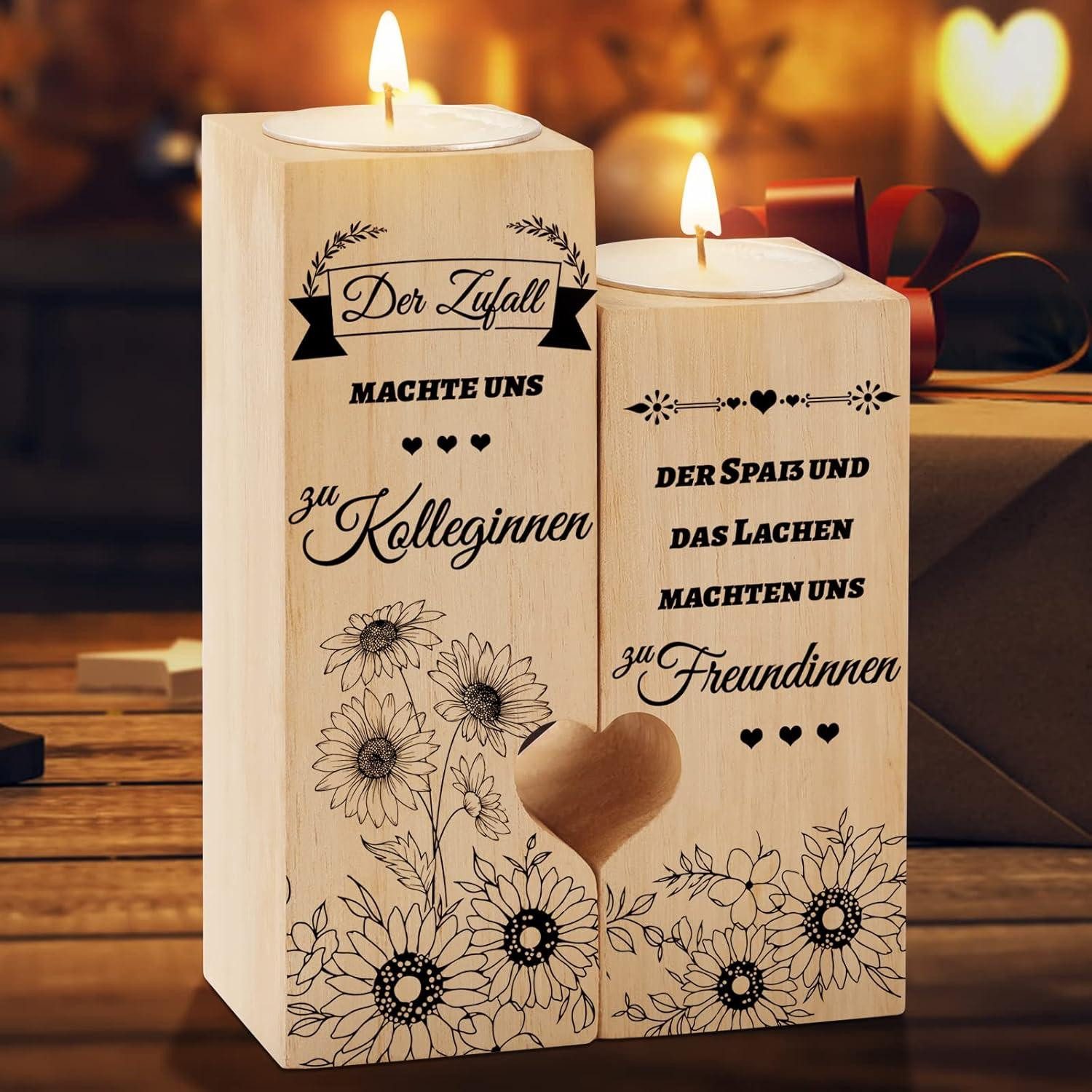 LuxusKollektion Kerzenständer Abschiedsgeschenk Kollegen Kerzenständer Weih günstig online kaufen
