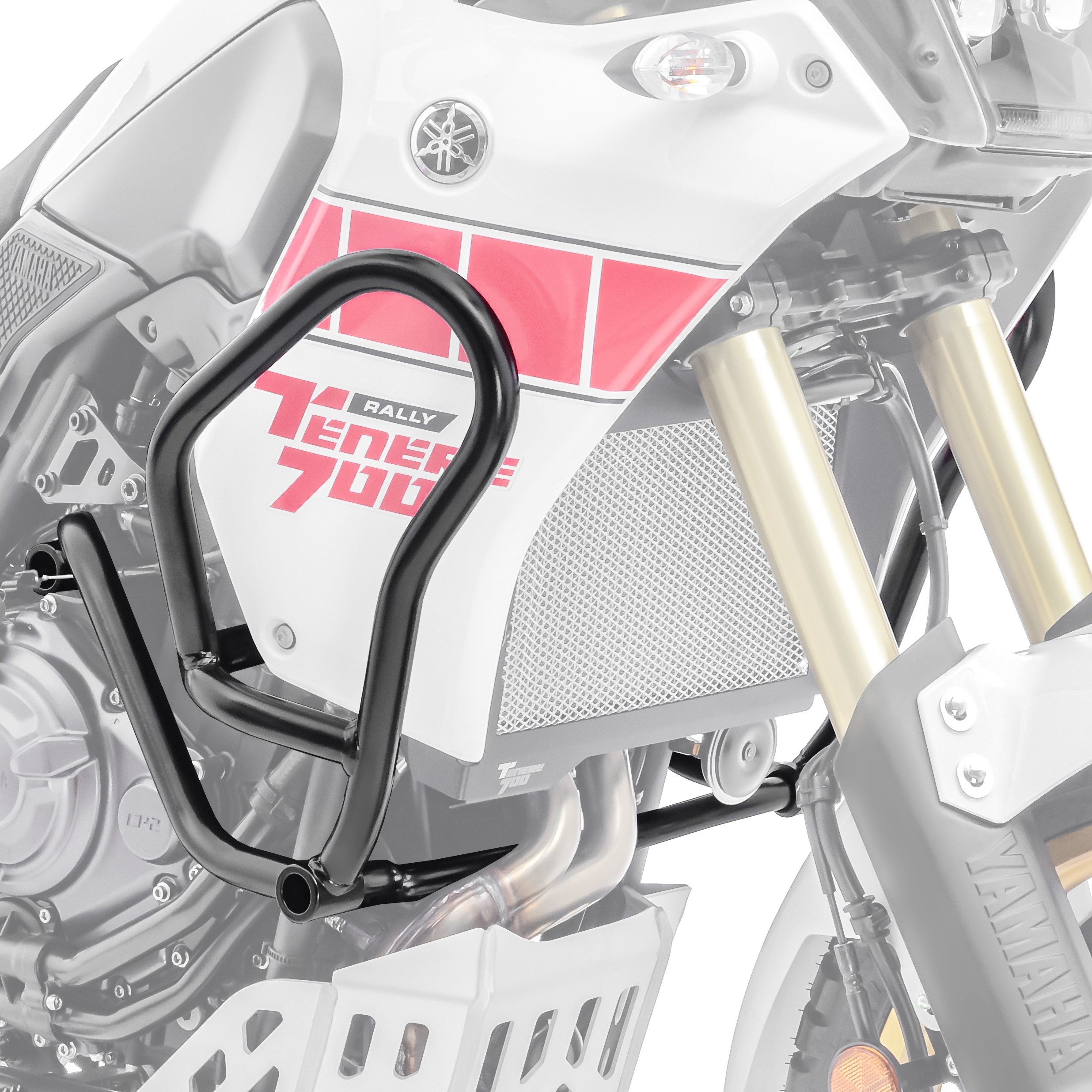 Motor-Schutzhülle Sturzbügel für Yamaha Tenere 700 19-24 Motor Schutzbügel MK12 schwarz