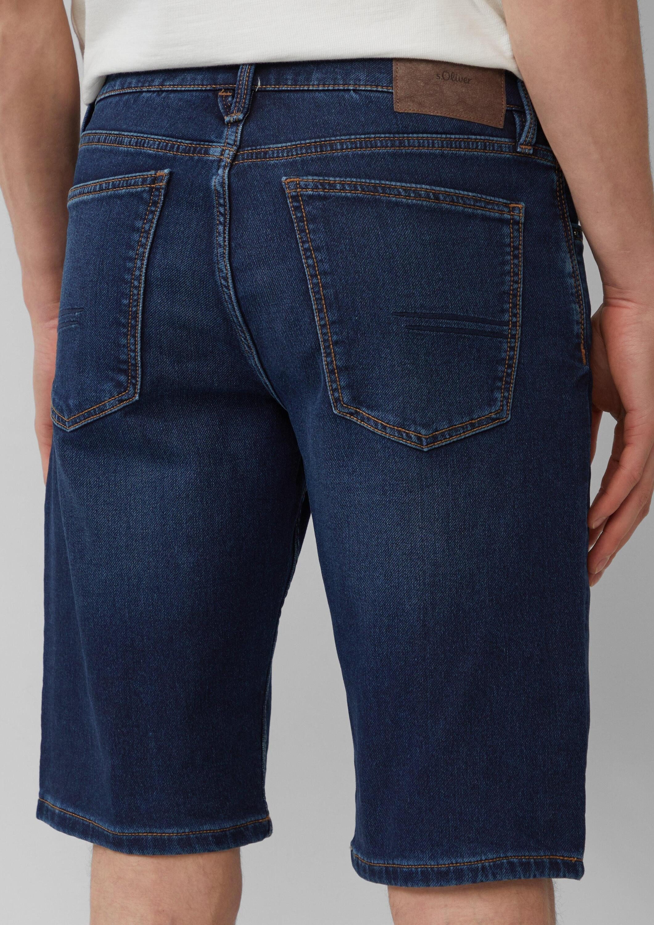 s.Oliver Jeansshorts Jeans-Hose Jeans-Shorts / Regular Fit / Mid Rise / Straight Leg