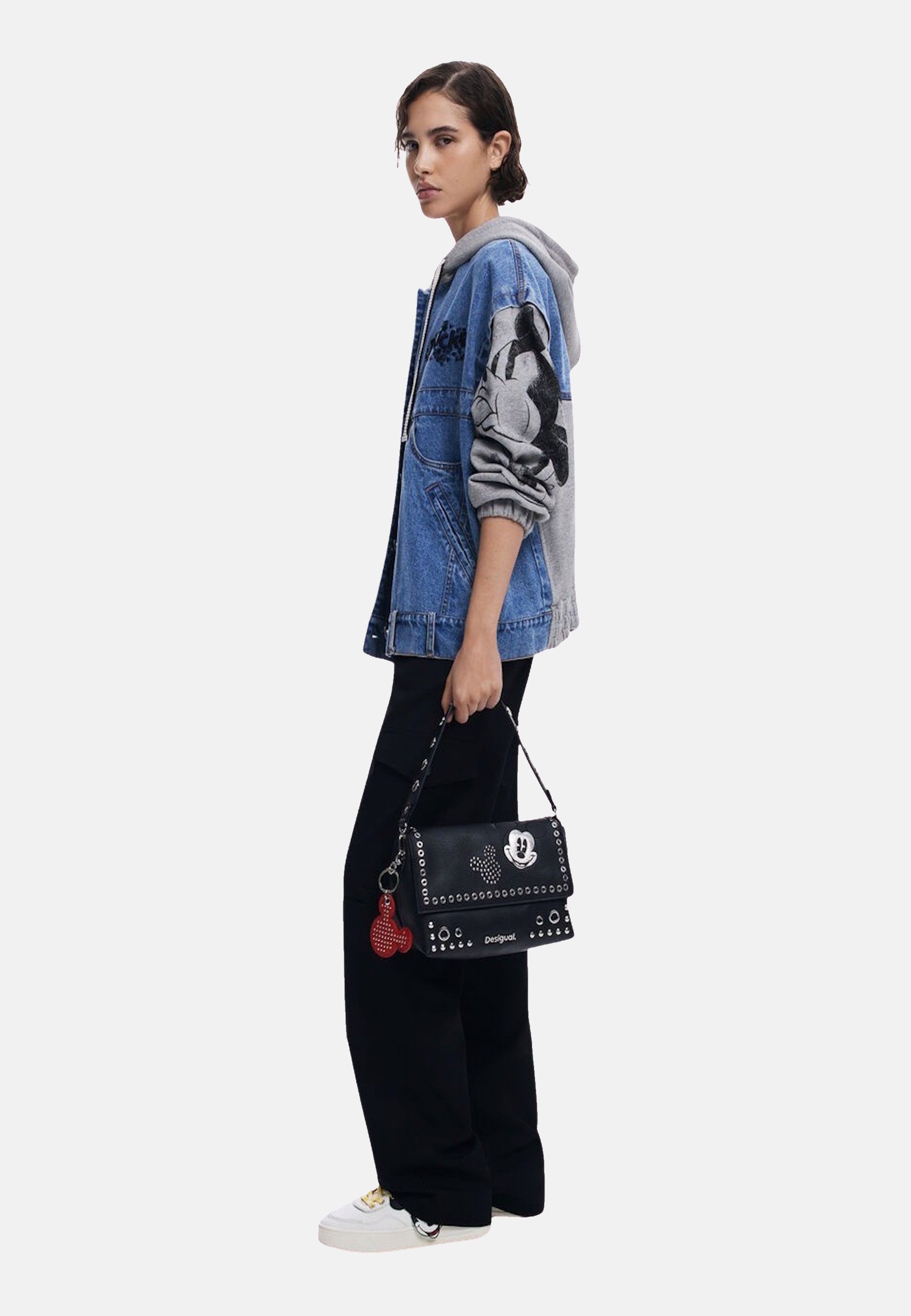 Desigual Handtasche Tasche MICKEY ROCK VENECIA 2 Umhängetasche (1-tlg)