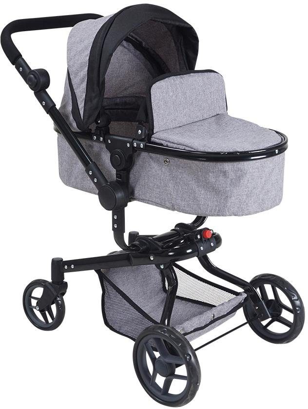 Knorrtoys® Kombi-Puppenwagen Boonk - Stone günstig online kaufen