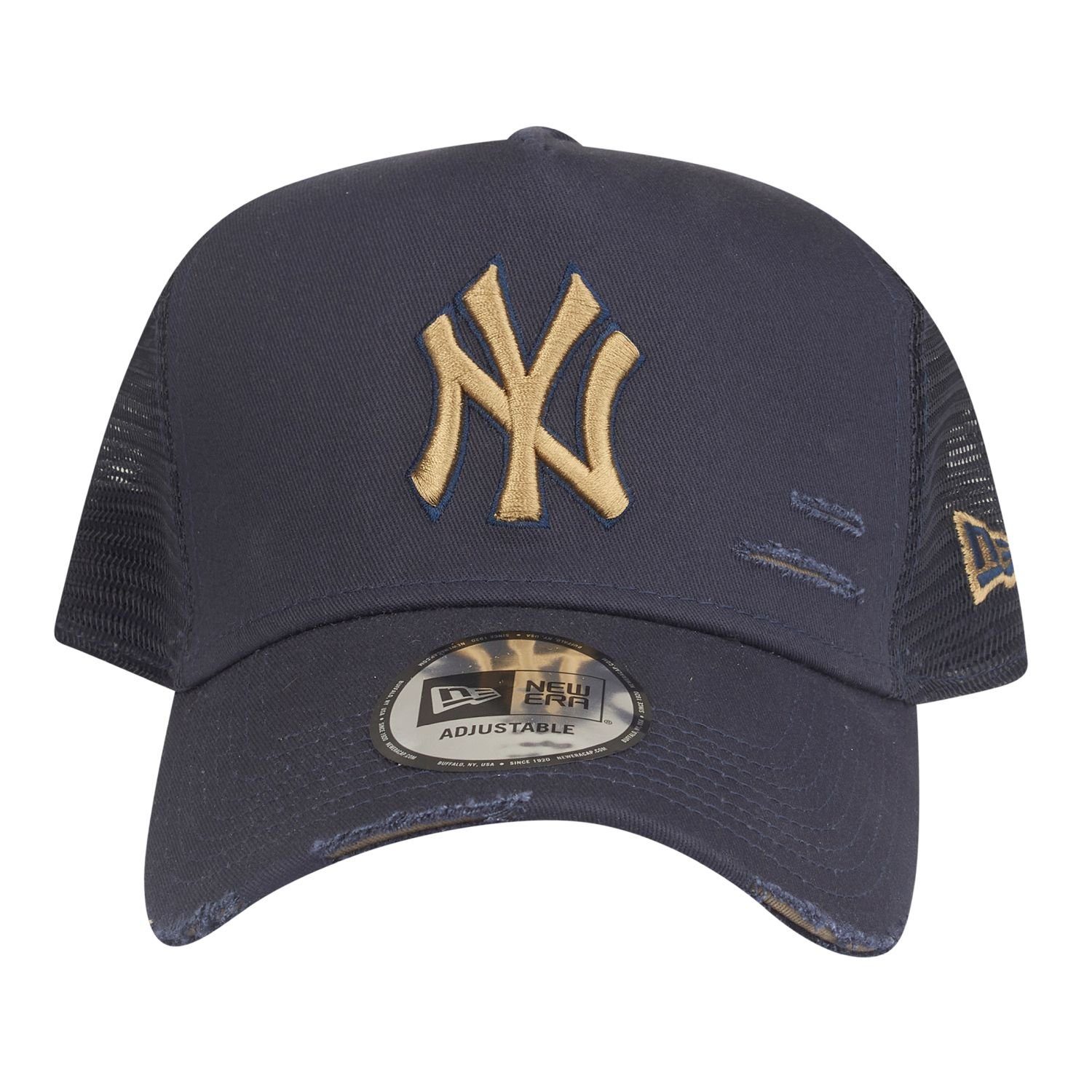New Era Trucker Cap Trucker DISTRESSED New York Yankees