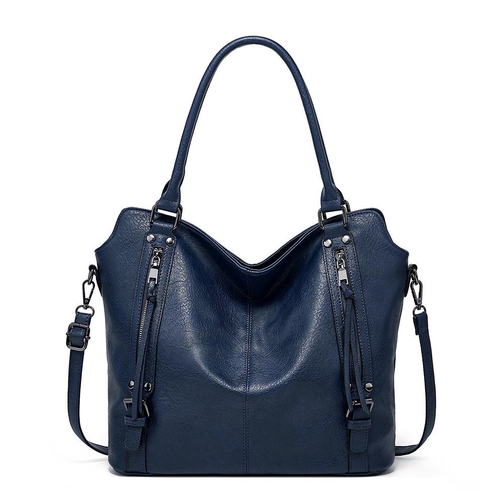 Geldbörsen Handtasche Orbeet Handtasche mit Umhängetaschen Blau stilvolle Damenhandtaschen -