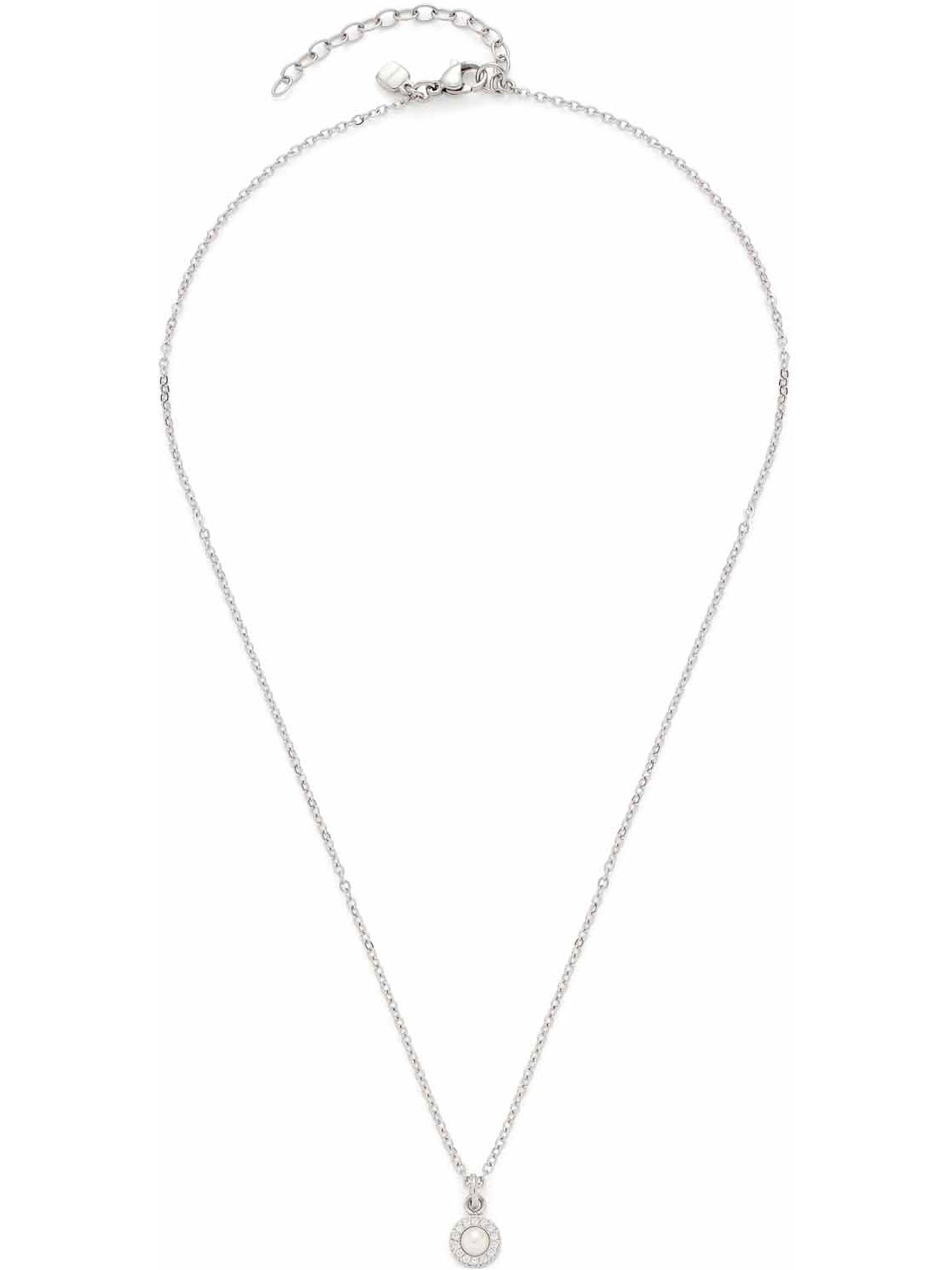 Edelstahlkette Leonardo Damen-Kette Edelstahl Zirkonia
