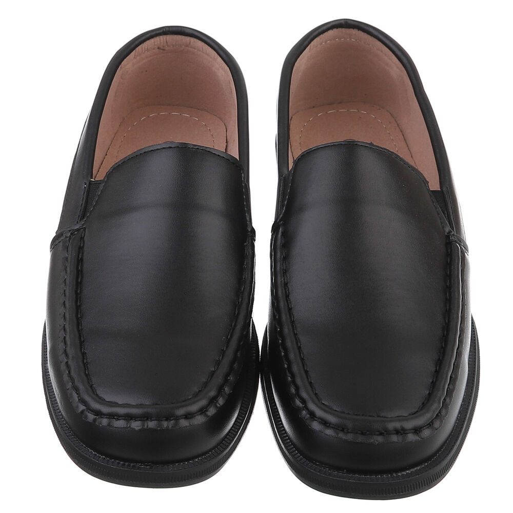 Coolwalk Eleganter Herrenschuh aus Kunstleder für Alltag und Freizeit Slipper (89858848) Blockabsatz Slipper in Schwarz