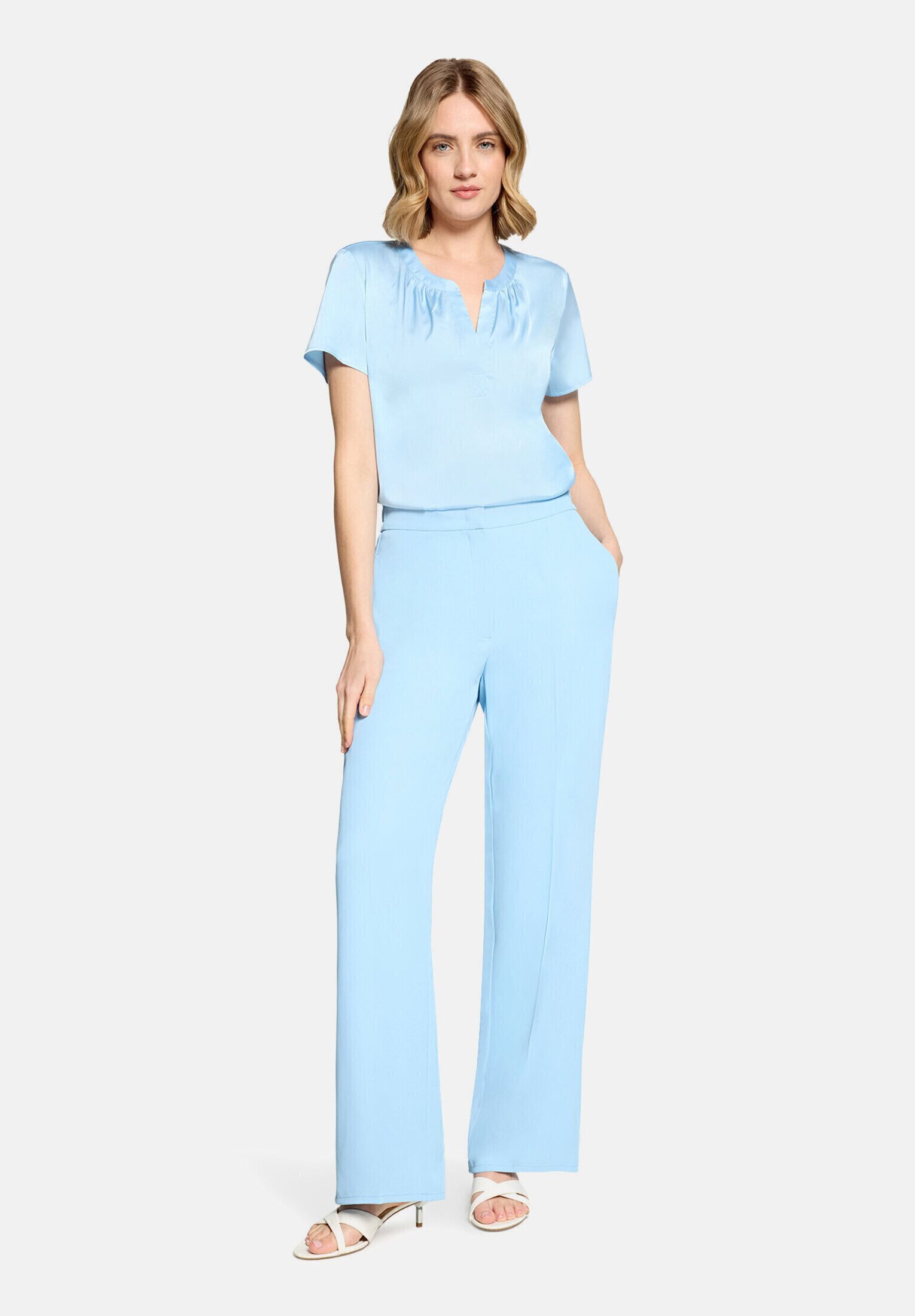 Betty Barclay Satinbluse Damen kurzarm