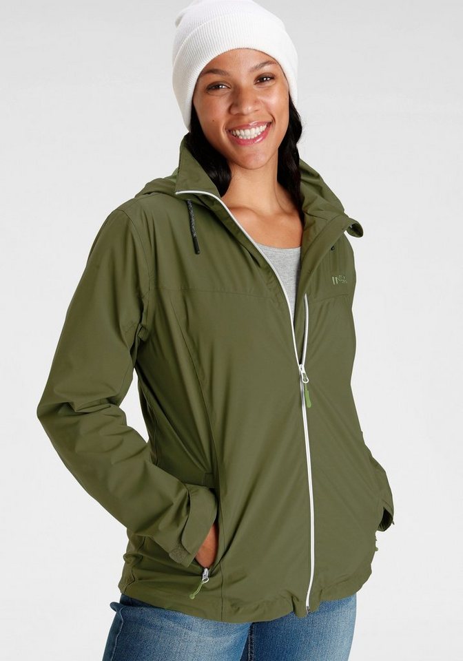 Maier Sports Outdoorjacke Wasserdichte Übergangsjacke, auch in großen  Größen erhältlich, Angenehm atmungsaktive Ware, schnell trocknend,  wasserdicht und windabweisend