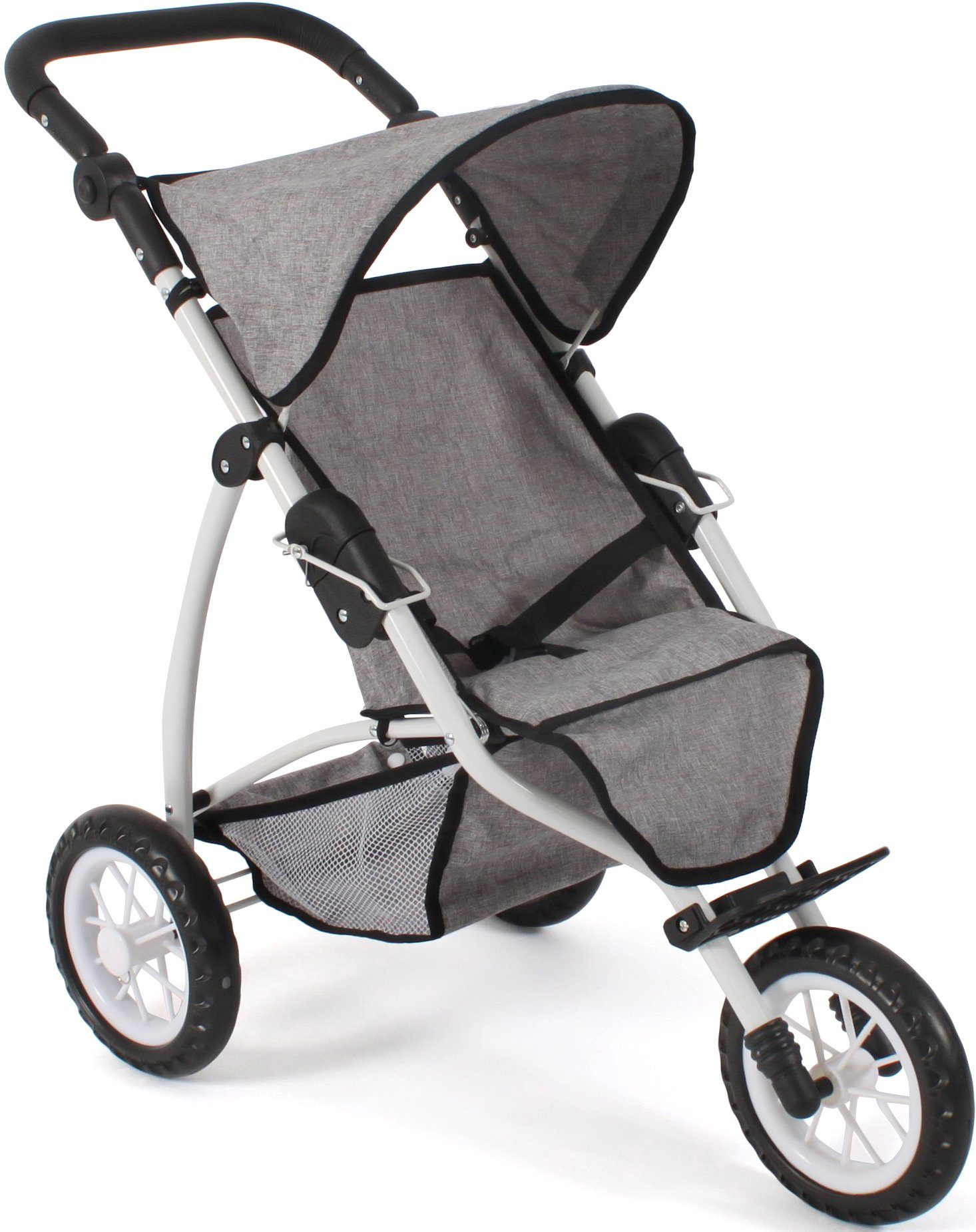 CHIC2000 Puppenbuggy Leon, Melange Grau