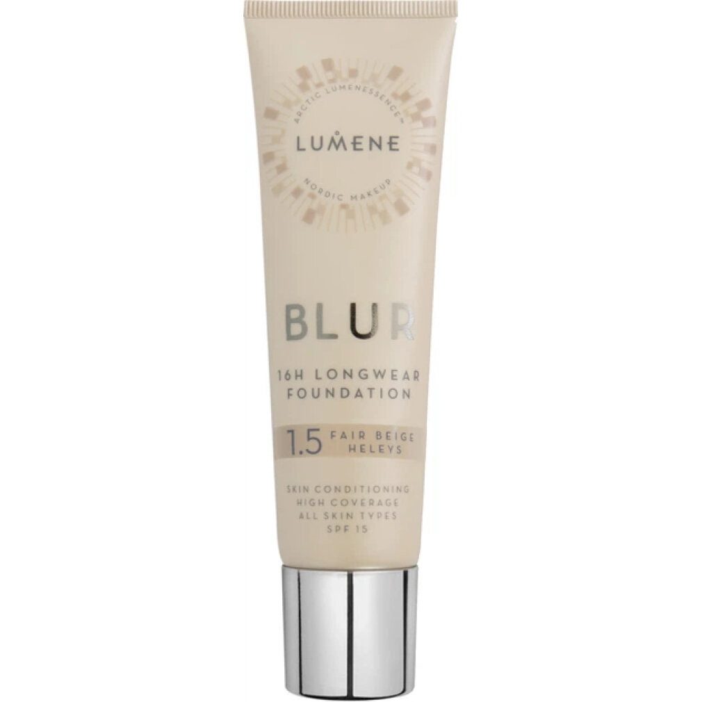 Lumene Foundation Blur Smoothing Foundation für alle Hauttypen SPF15 1.5 Fair Beige