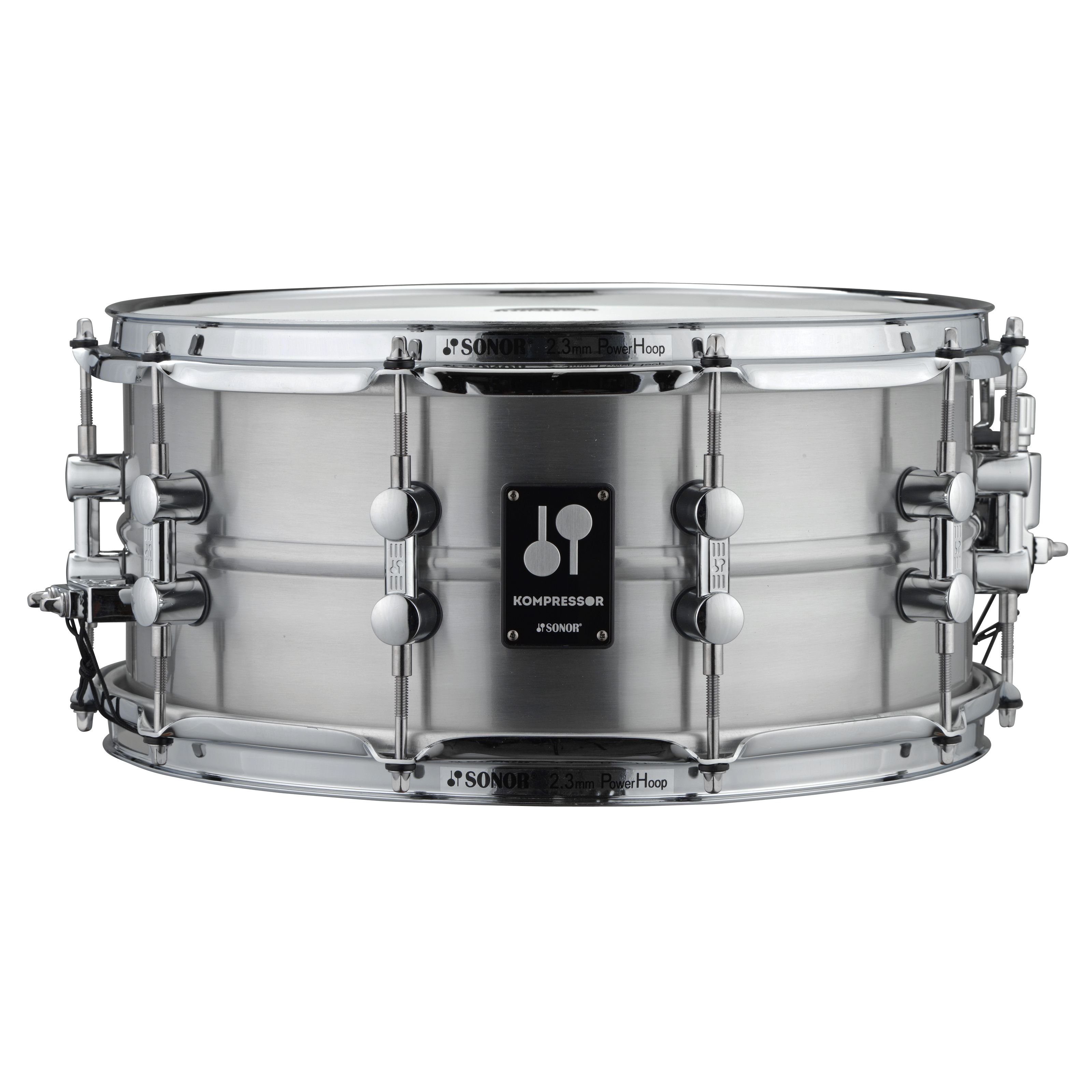 SONOR Snare Drum, Schlagzeuge, Snare Drums, SDA Kompressor Snare 14"x6,5" Aluminium - Snare Drum