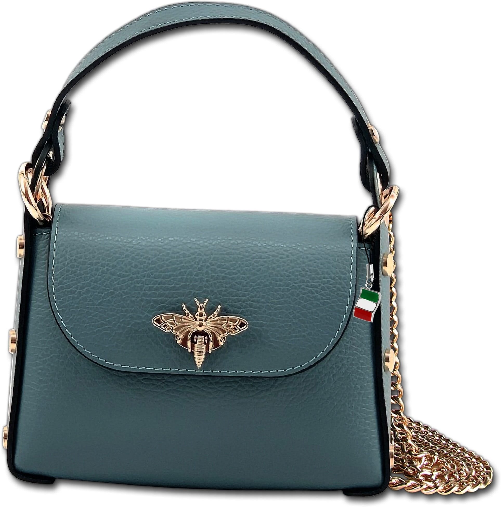 Umhängetasche blau Florence Tasche Leder