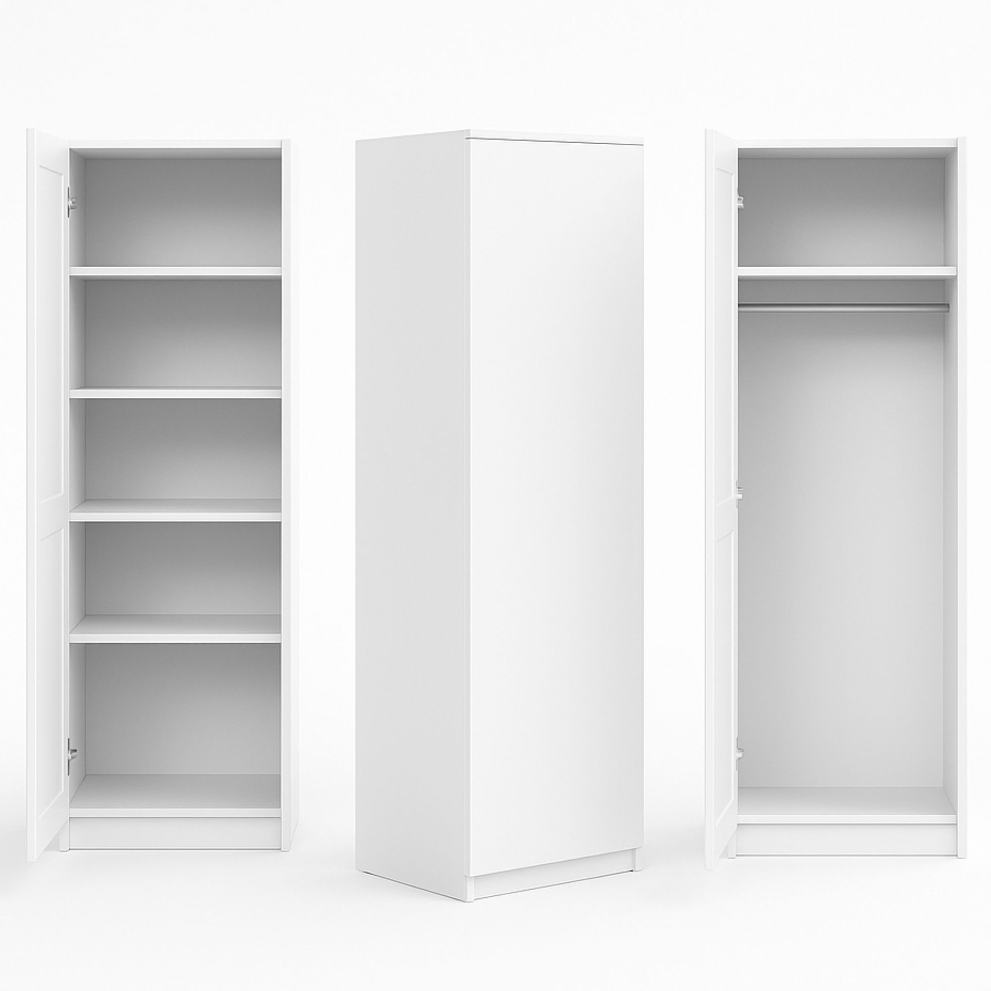 Home Collective Garderobenschrank Garderobe Mehrzweckschrank weiß günstig online kaufen