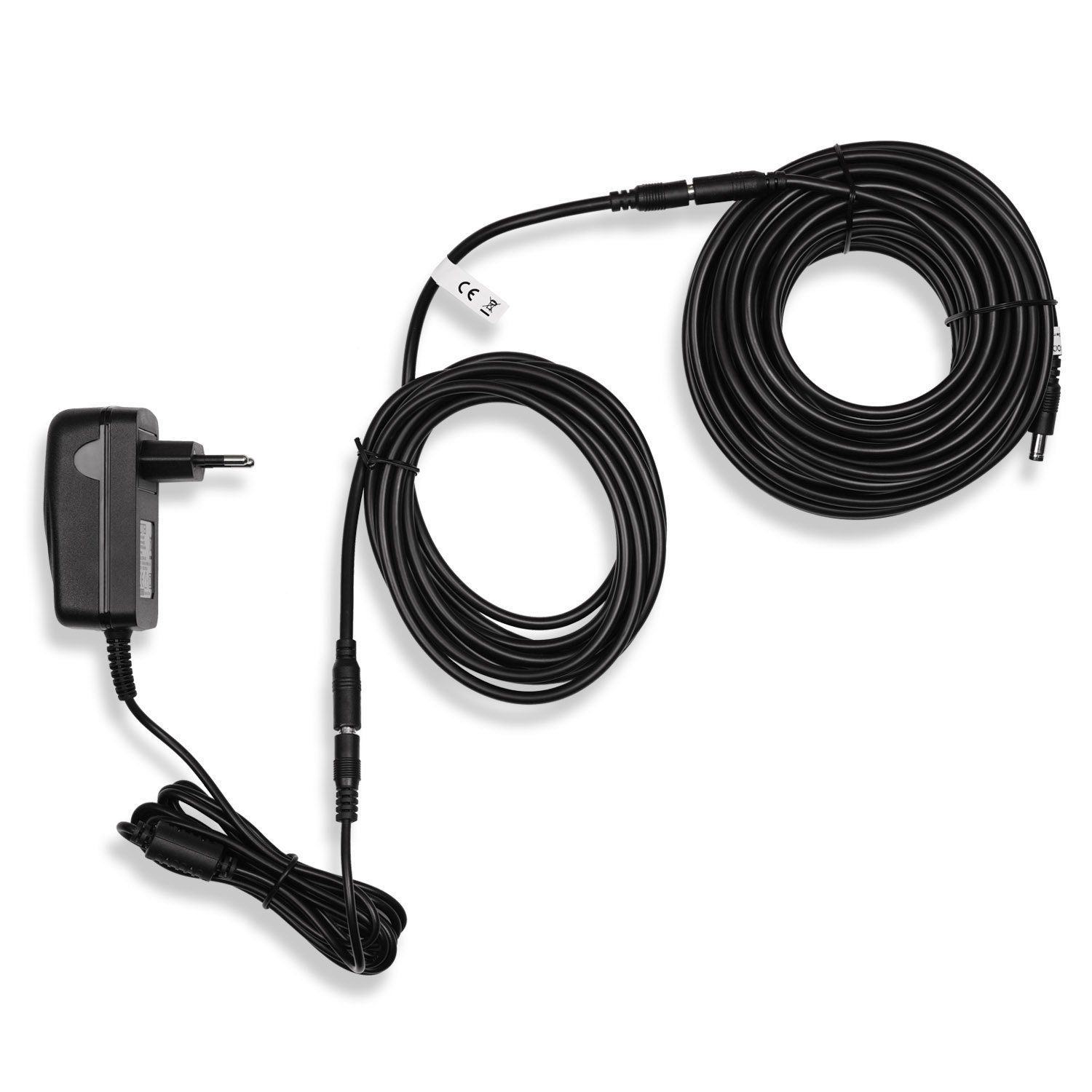 Wicked Chili 3m / 10m DC Verlängerung Universal (2,1 x 5,5 mm) Verlängerungskabel, Hohlstecker , Hohlsteckerbuchse (300 cm), DC-Verlängerungskabel für CCTV-Sich – Bild 5 von 5