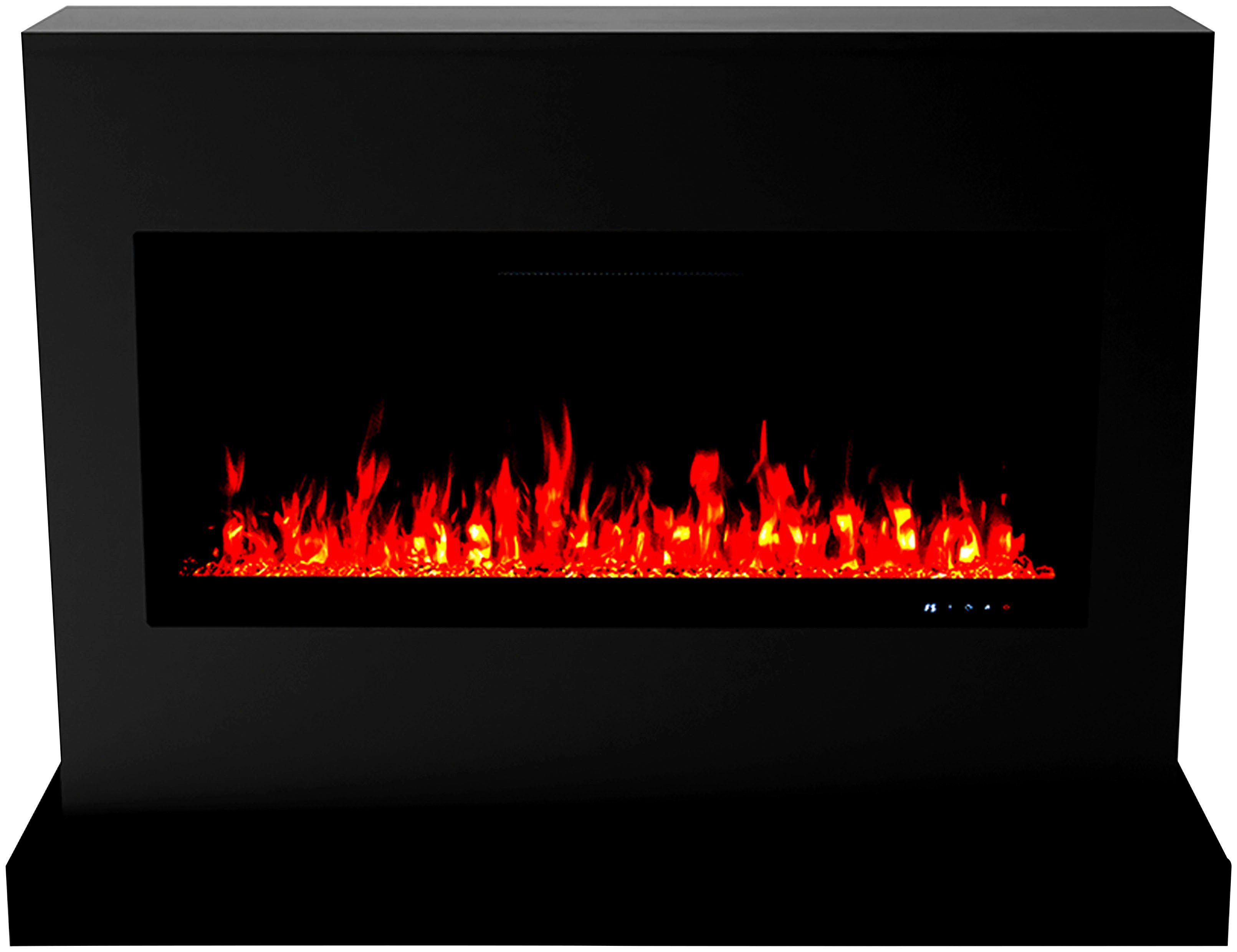 LED »Zeus mit Heizung Elektrischer 106 3D schwarz Heizung, Inside FIRE Kamin Feuer mit mit Kamin GLOW Elektrokamin LED«,