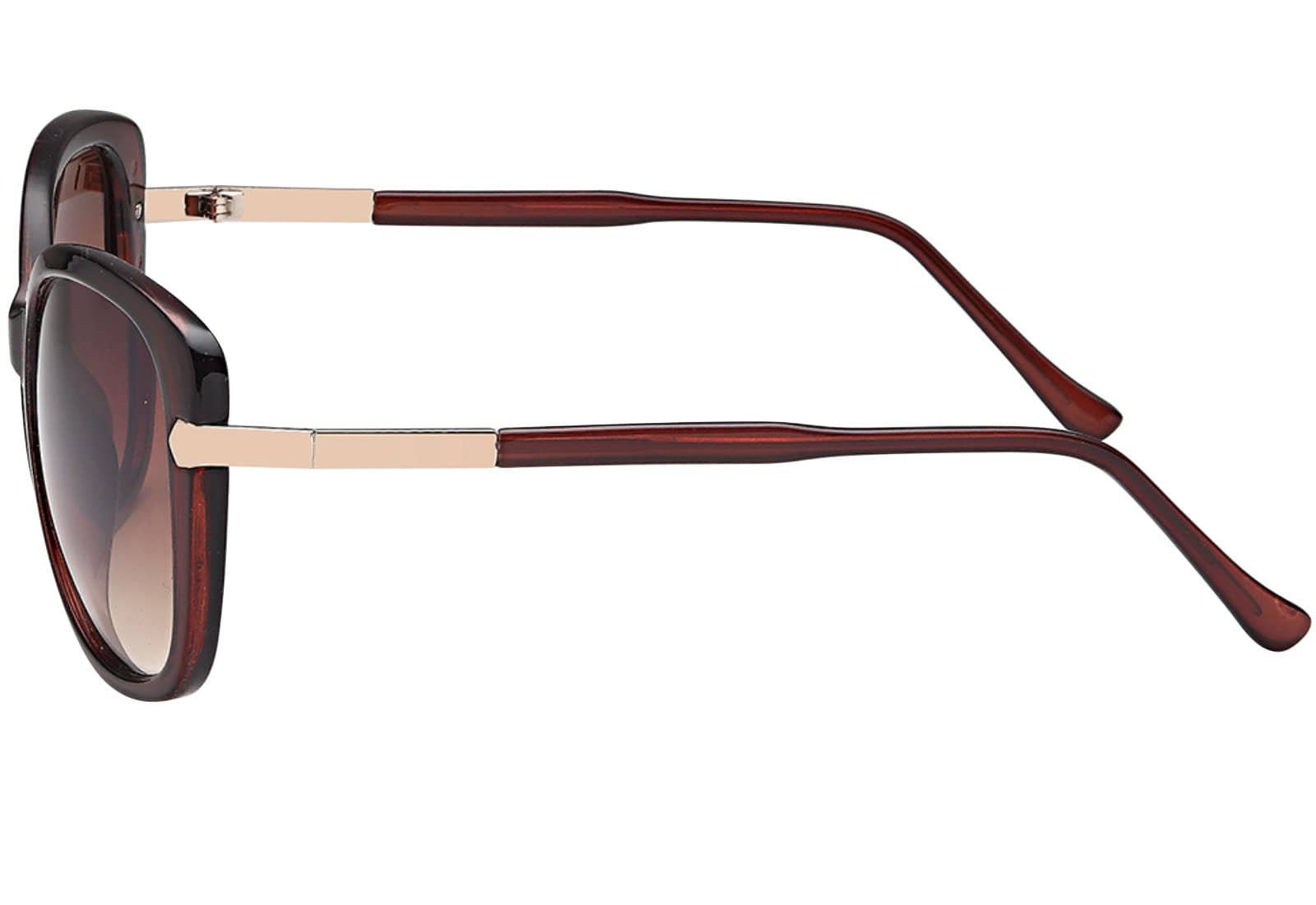 BEZLIT mit Eyewear Polarisierte Braun Linsen polarisierten Brille Damen Retrosonnenbrille Schmetterlings (1-St) Sonnen