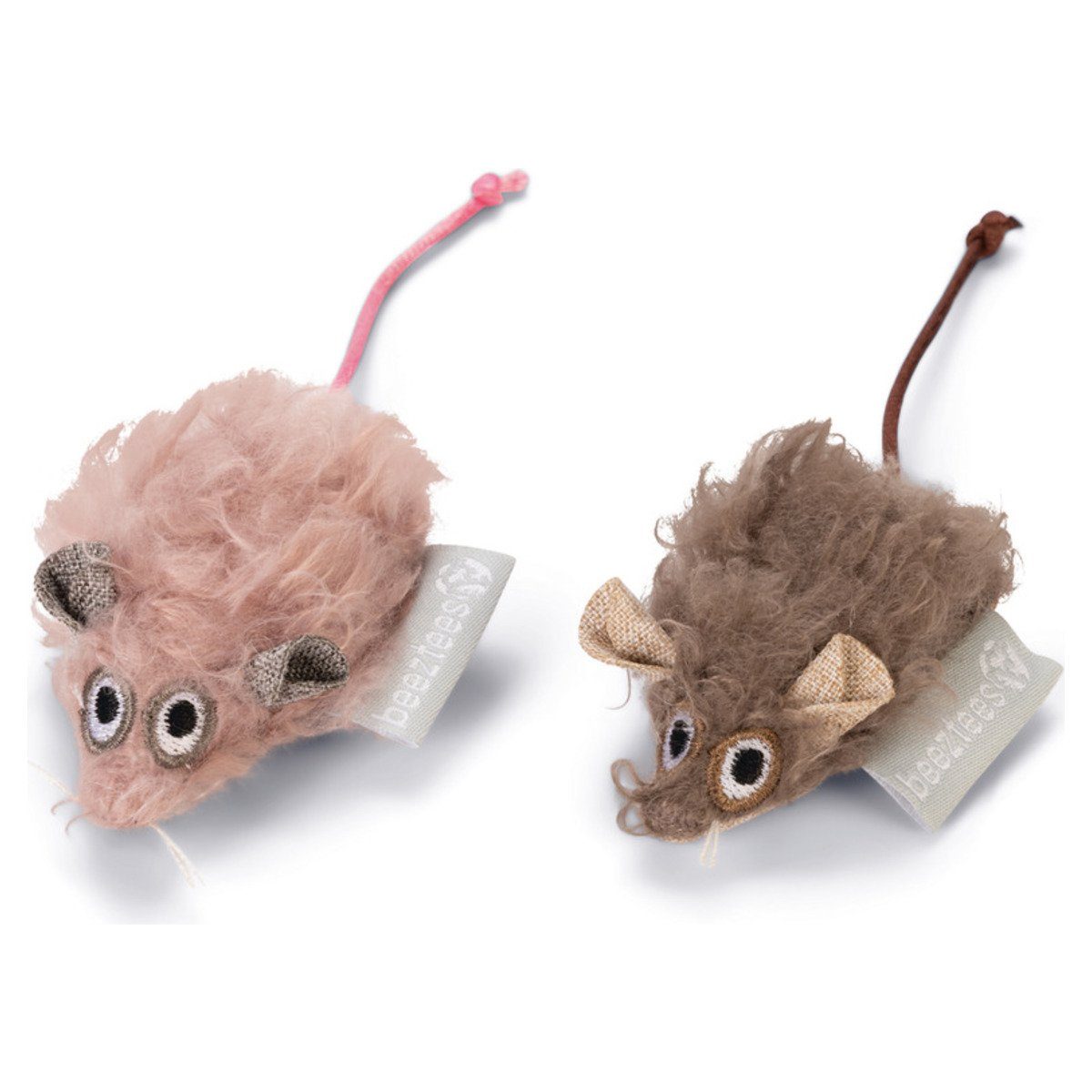 Beeztees Tierkuscheltier Katzenspielzeug Maus Boyo rosa-braun günstig online kaufen