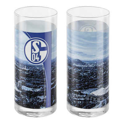 FC Schalke 04 Glas Glas 2er-Set, Glas