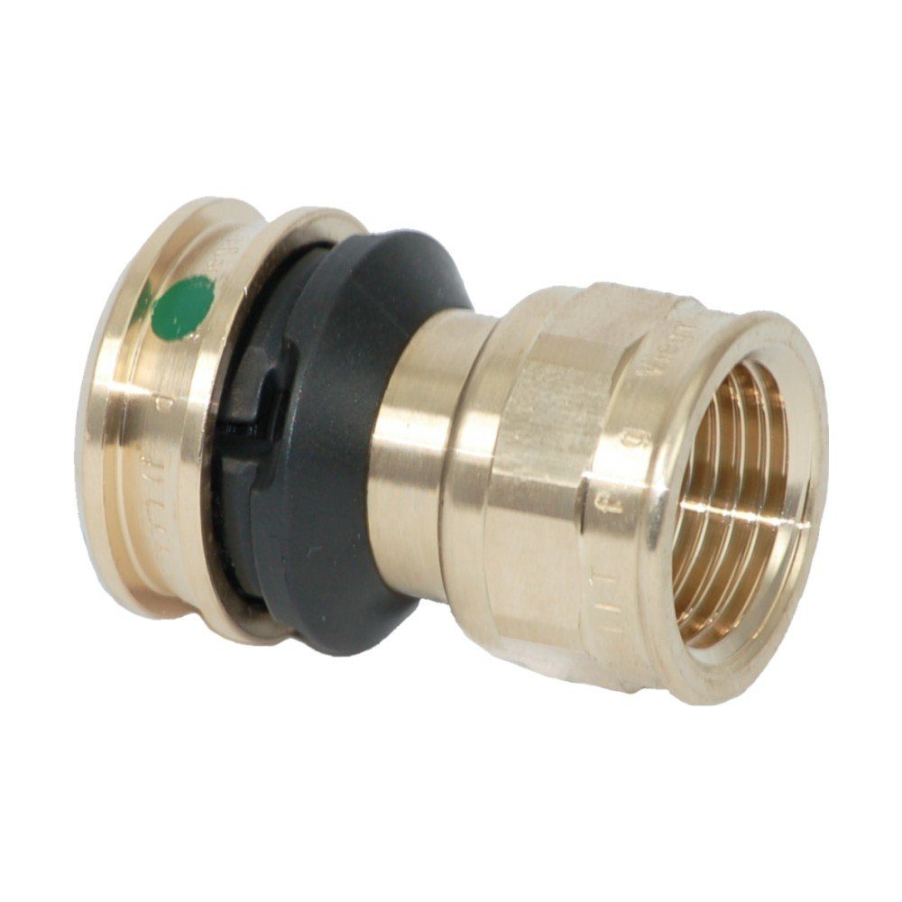 Viega Wasserrohr Viega Raxofix Übergangsstück, 25 mm x 3/4" IG, Modell 5312, Rotguss