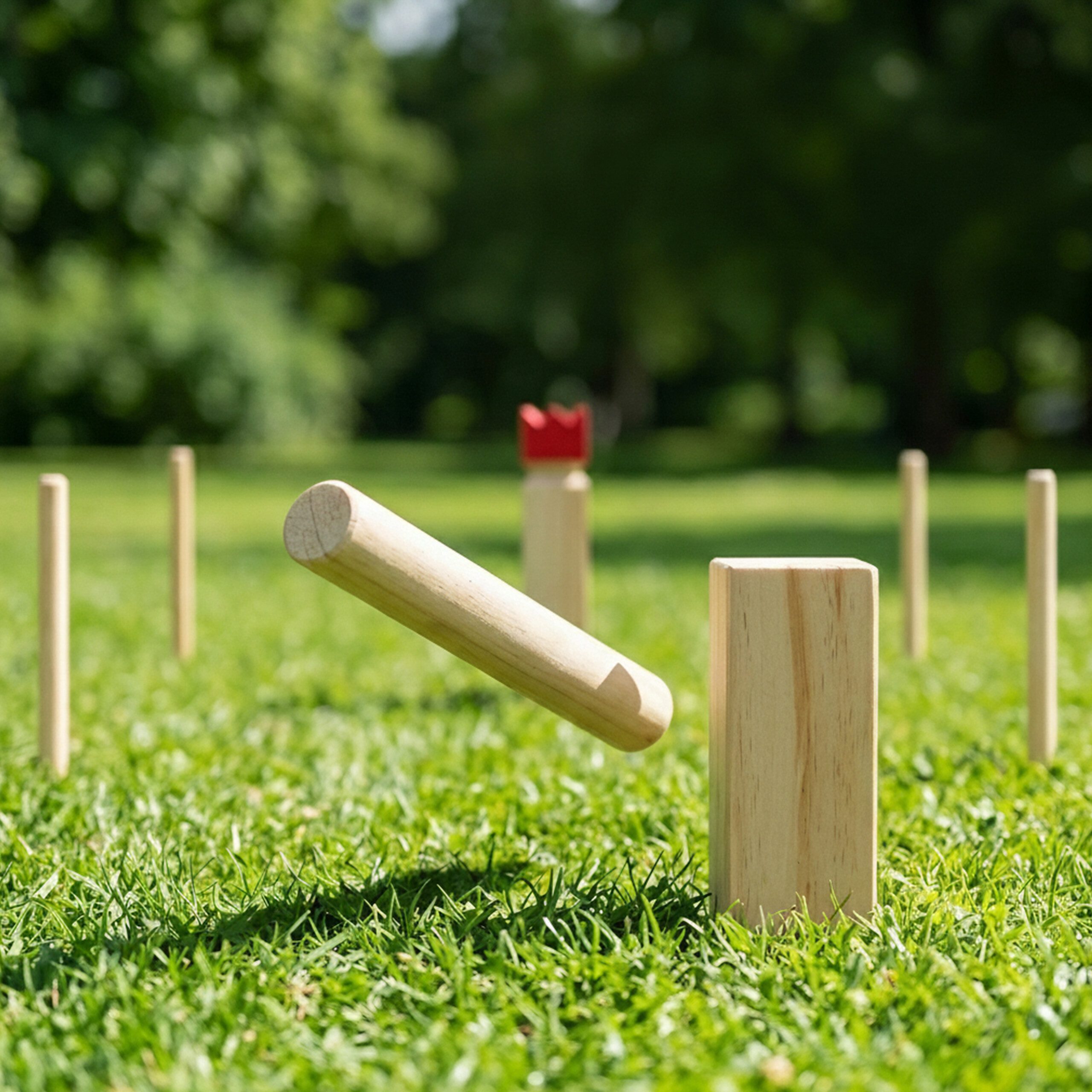 relaxdays Spiel Kubb Wikingerspiel, Kubb Wikingerspiel
