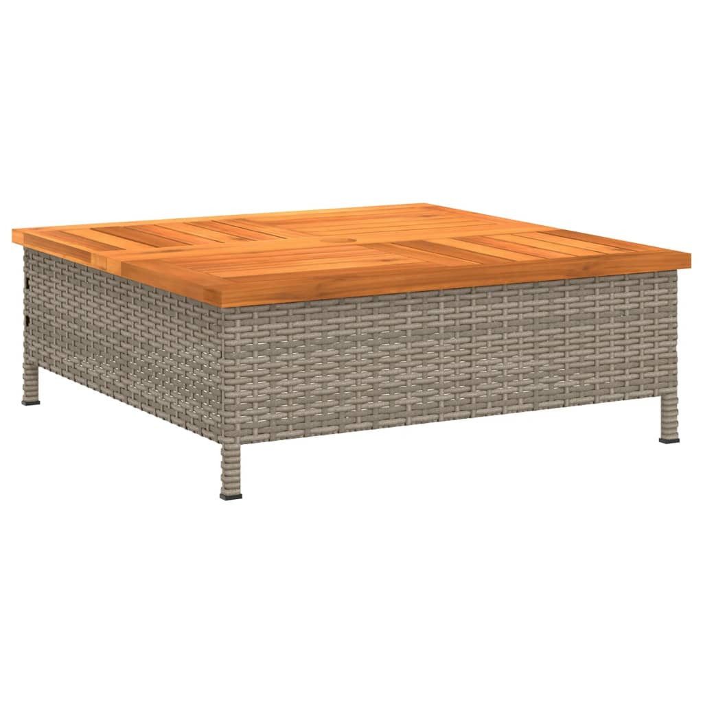 vidaXL Gartentisch Gartentisch Grau 70x70x25 cm günstig online kaufen