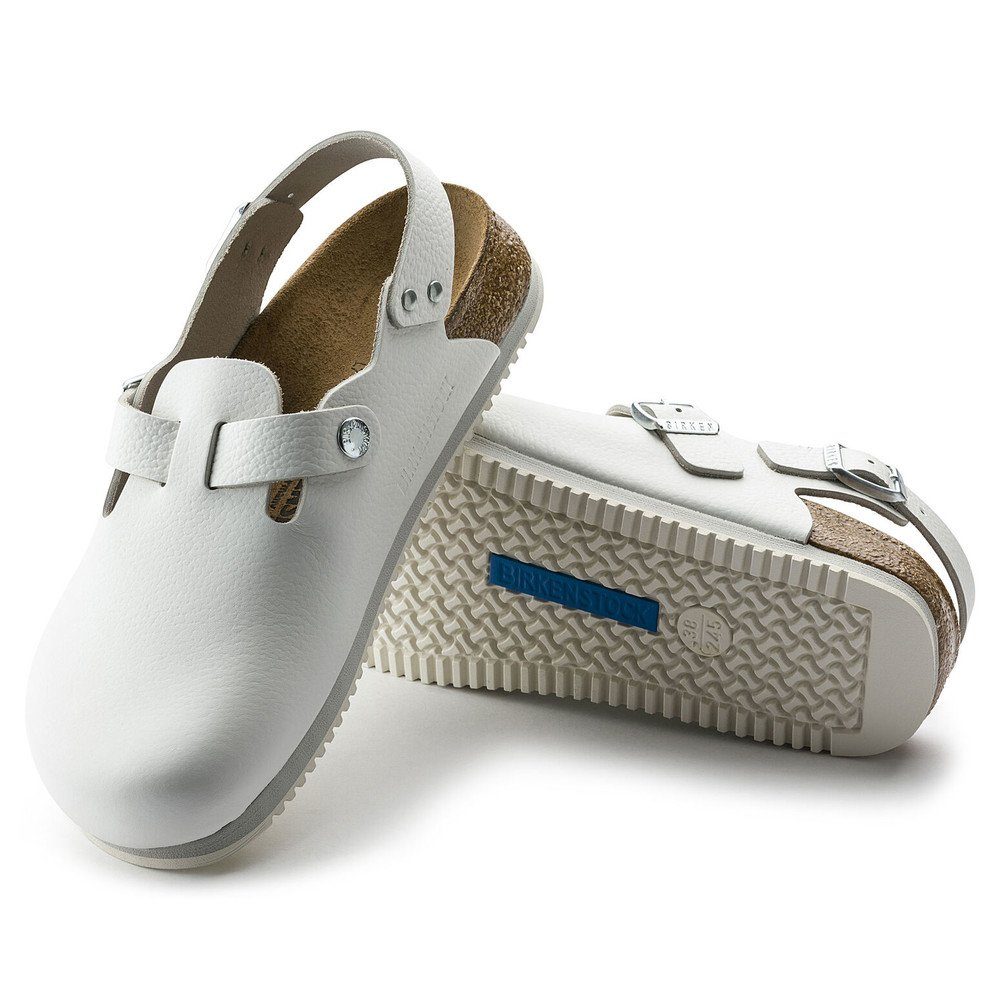 Birkenstock Clog Tokio Super Grip, Naturleder, weiß Pantolette – Bild 2 von 5