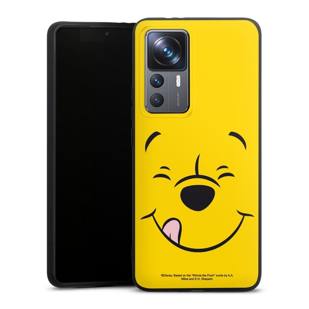 DeinDesign Handyhülle Winnie Puuh Offizielles Lizenzprodukt Disney Puuh Closeup, Xiaomi 12T 5G Silikon Hülle Premium Case Handy Schutzhülle