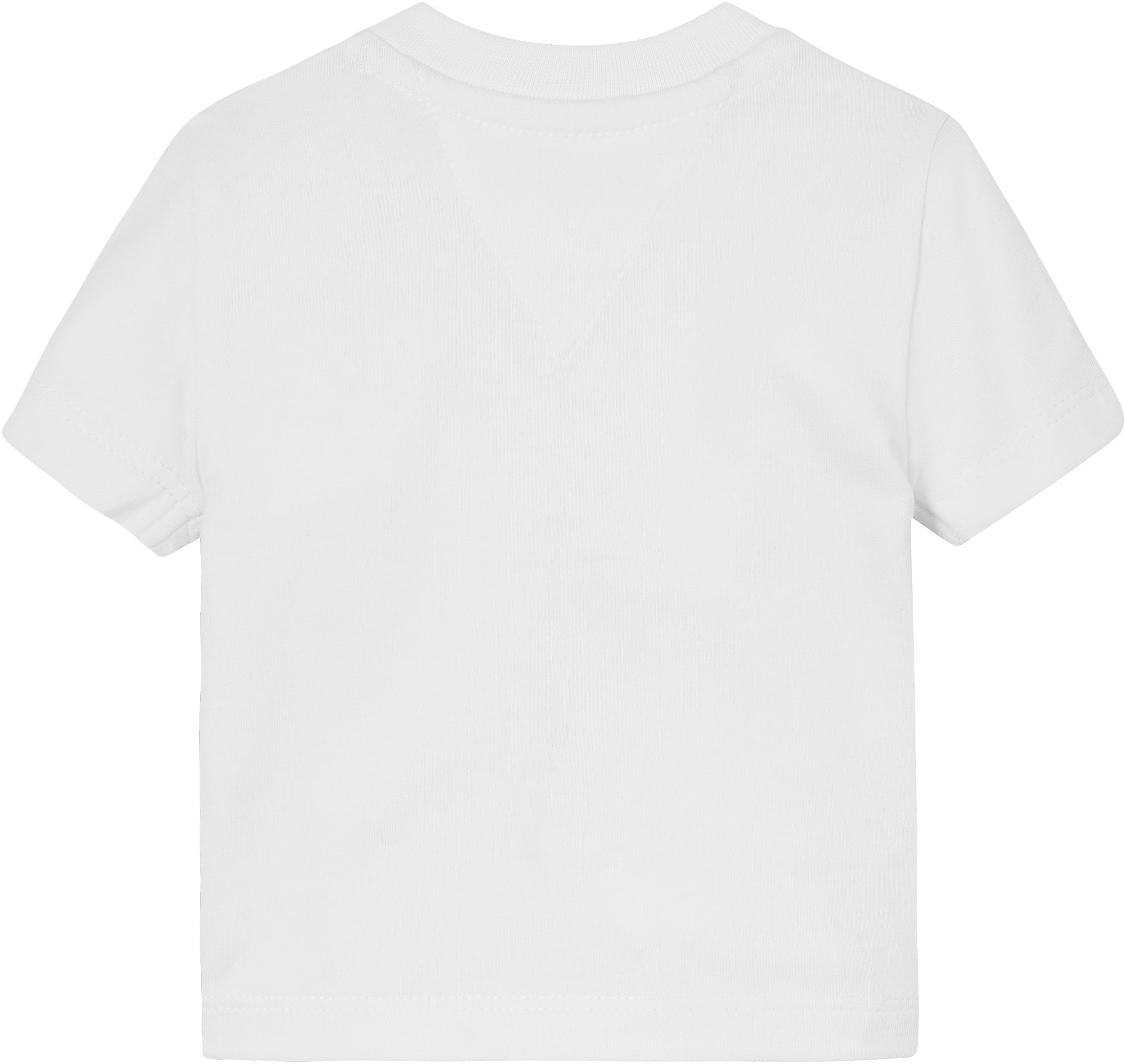 TH Tommy Logo LOGO Hilfiger T-Shirt mit großem S/S TEE BABY White