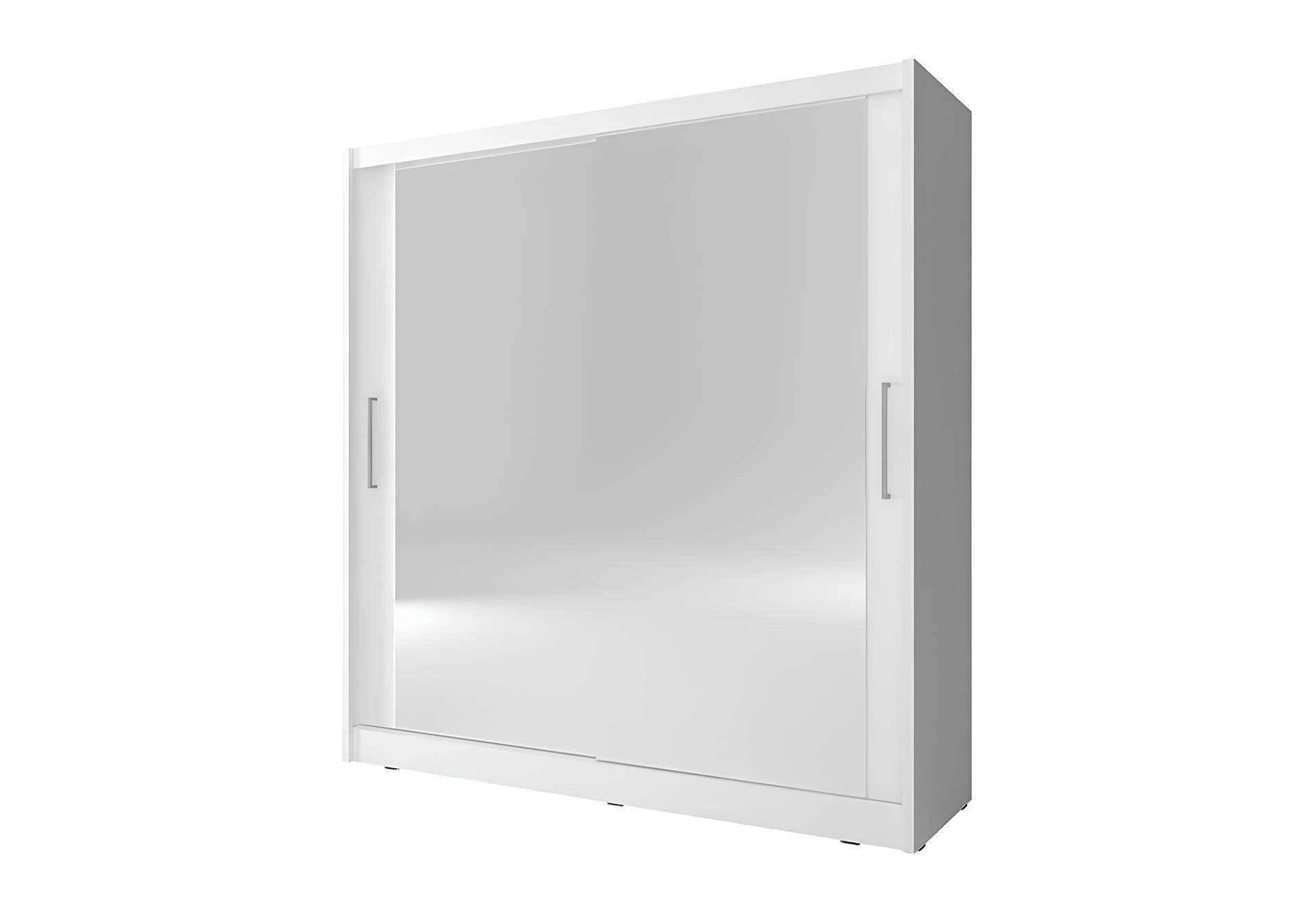 Xlmoebel Spiegelschrank Eleganter Schlafzimmerschrank mit Schiebetüren und Spiegel (Kleiderschrank) Hergestellt in Europa