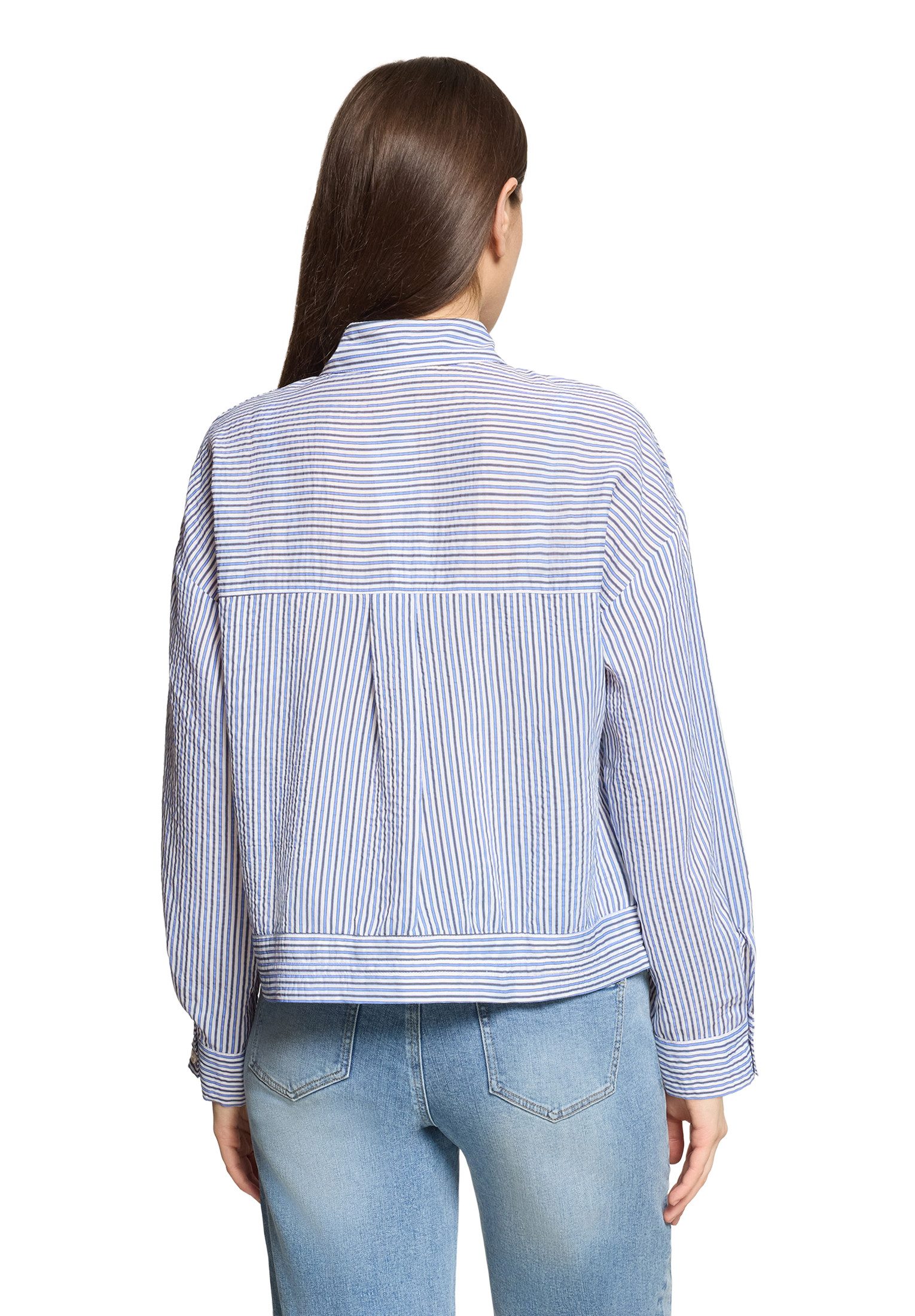 Cartoon Klassische Bluse Damen mit Raffung