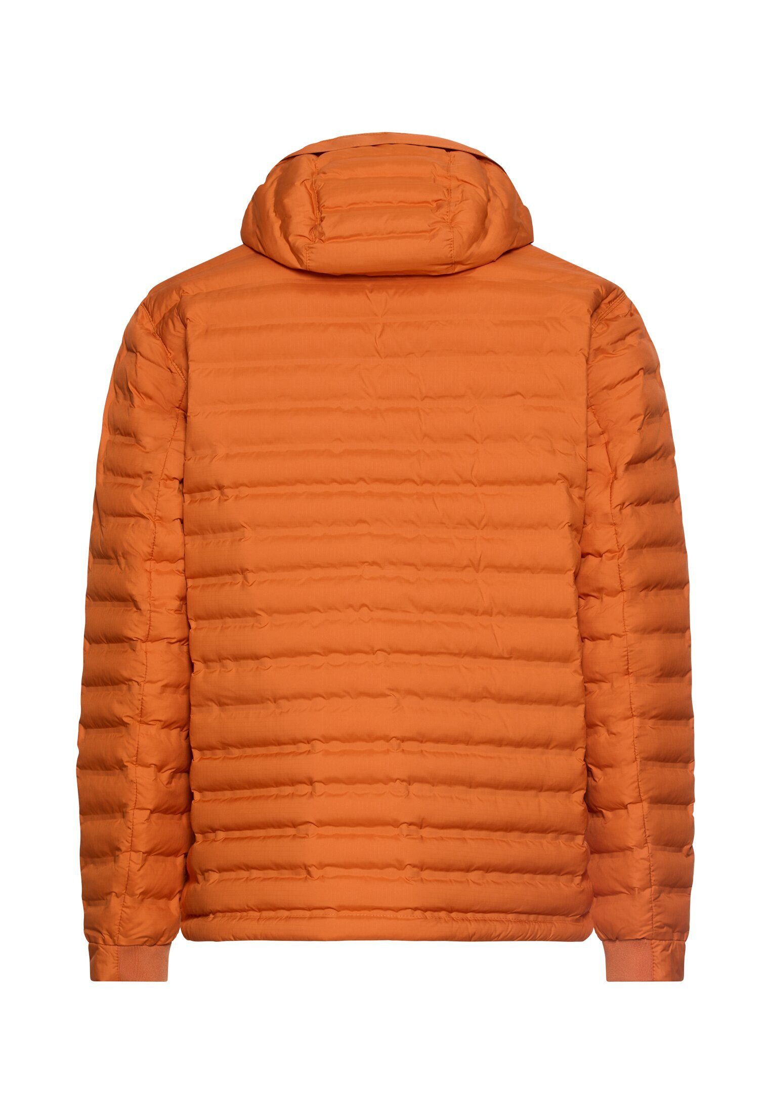camel active Funktionsjacke mit abnehmbarer Kapuze Langarm Markenlabel