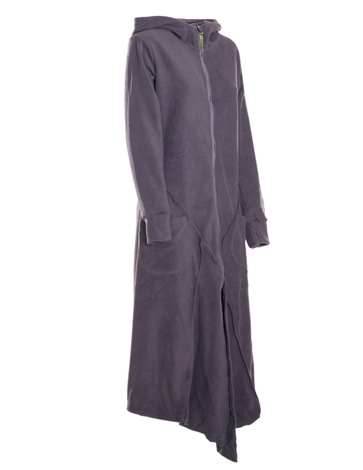 Vishes Langmantel Fleece Übergangsmantel im asymmetrischen Lagenlook mit Ka günstig online kaufen