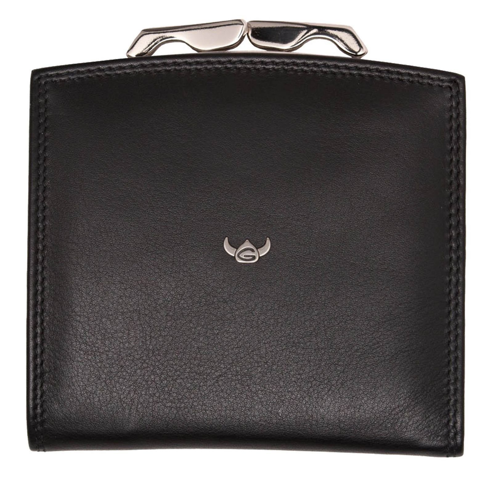 Golden Head Geldbörse French Coin Purse Wallet, aus echtem Leder