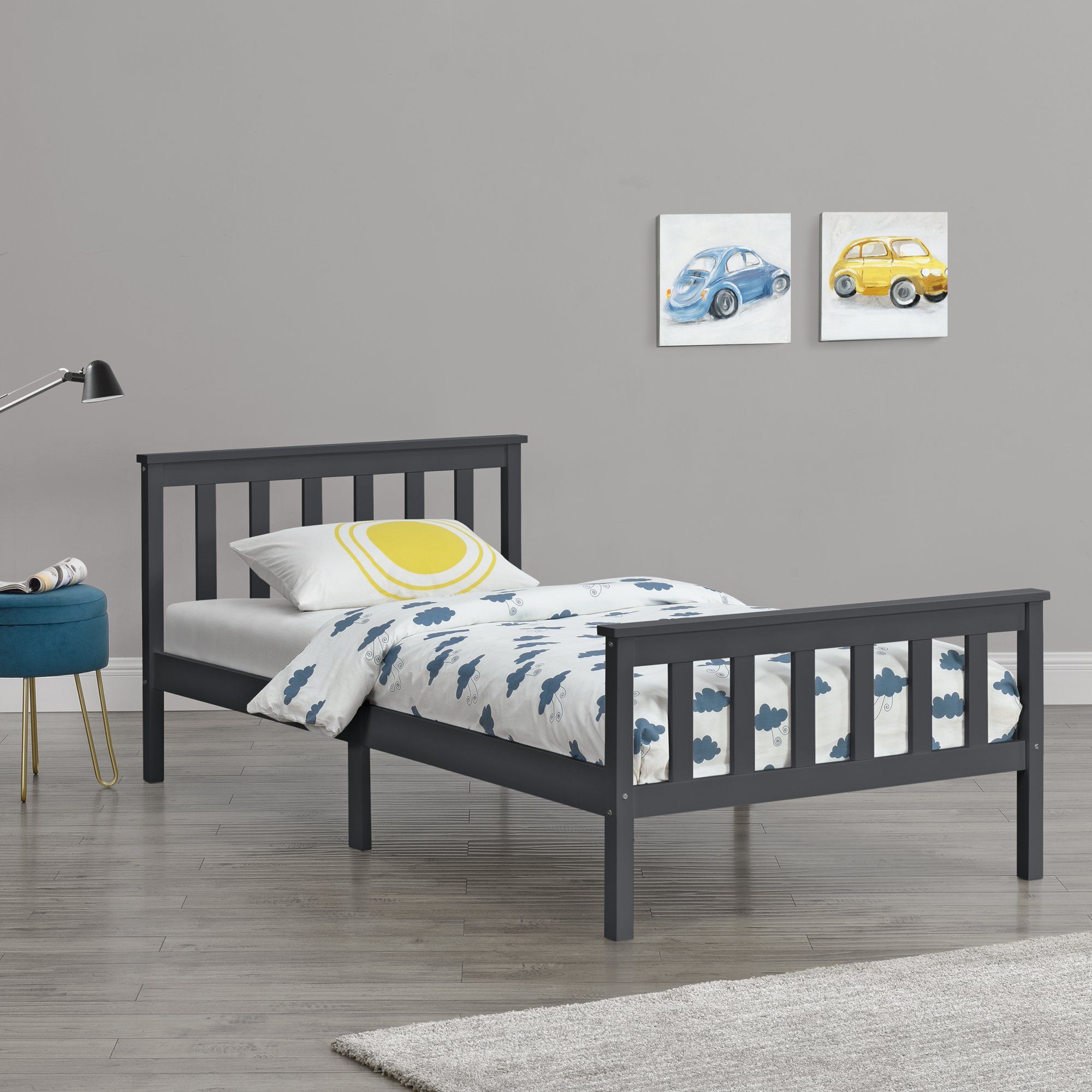 en.casa Holzbett, »Breda« Gästebett Jugendbett mit günstig online kaufen