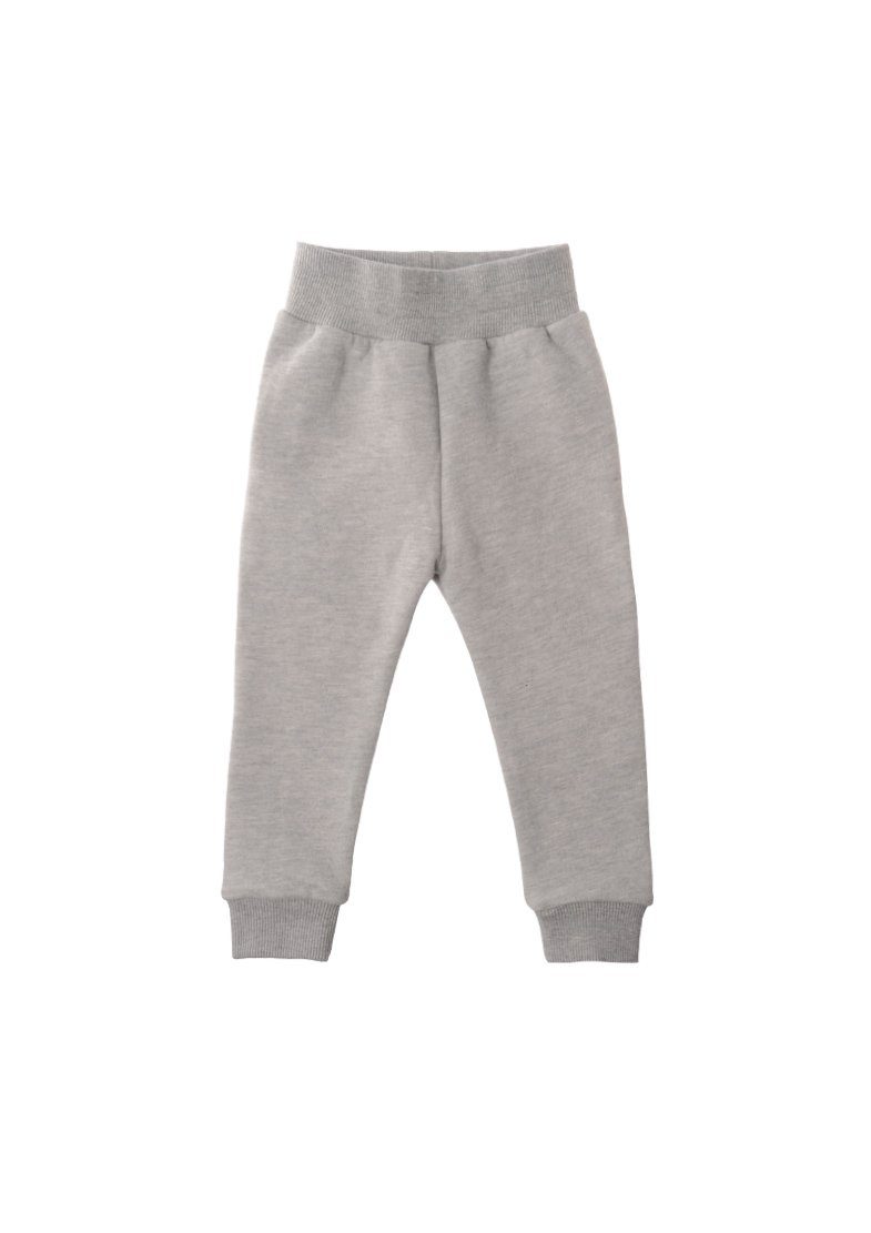 Liliput Sweathose grau melange mit elastischen Rippbündchen | Jogginghosen