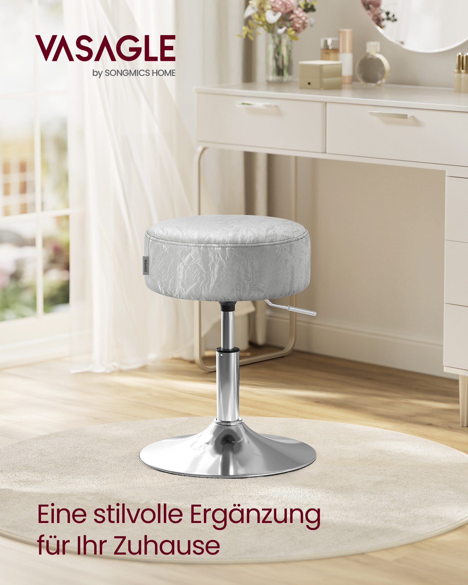 VASAGLE Barhocker Schminktischr Drehhocker (1 St), günstig online kaufen