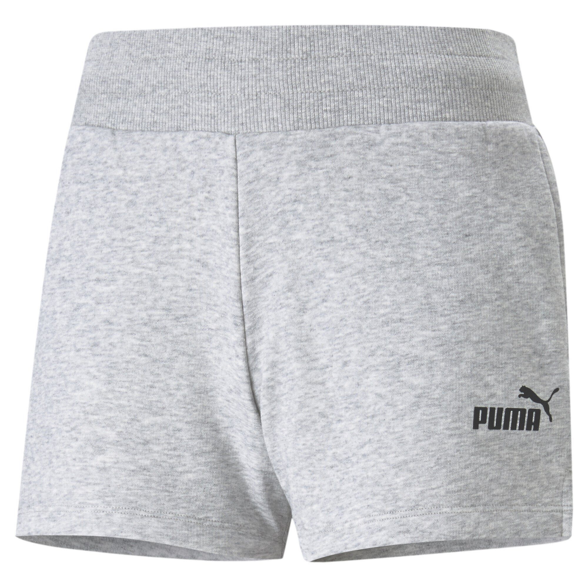 Essentials PUMA Sporthose Heather Damen Light Shorts Gray