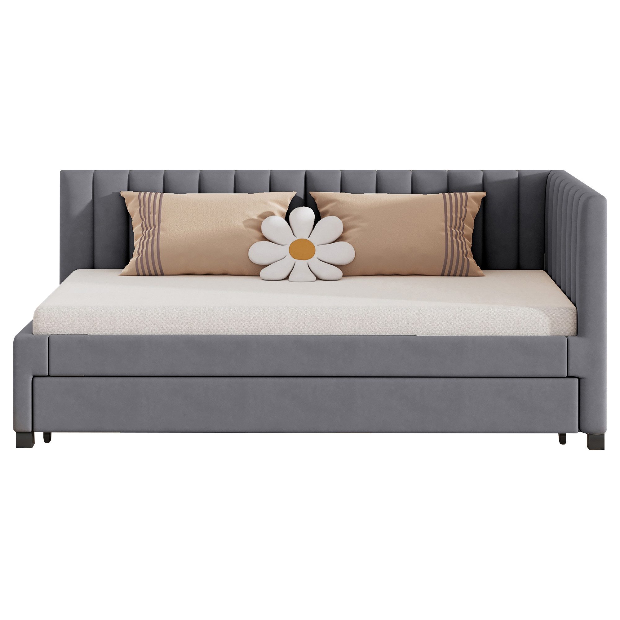 REDOM Polsterbett Schlafsofa, Multifunktionsbett (Ausziehbares Schlafsofa, günstig online kaufen