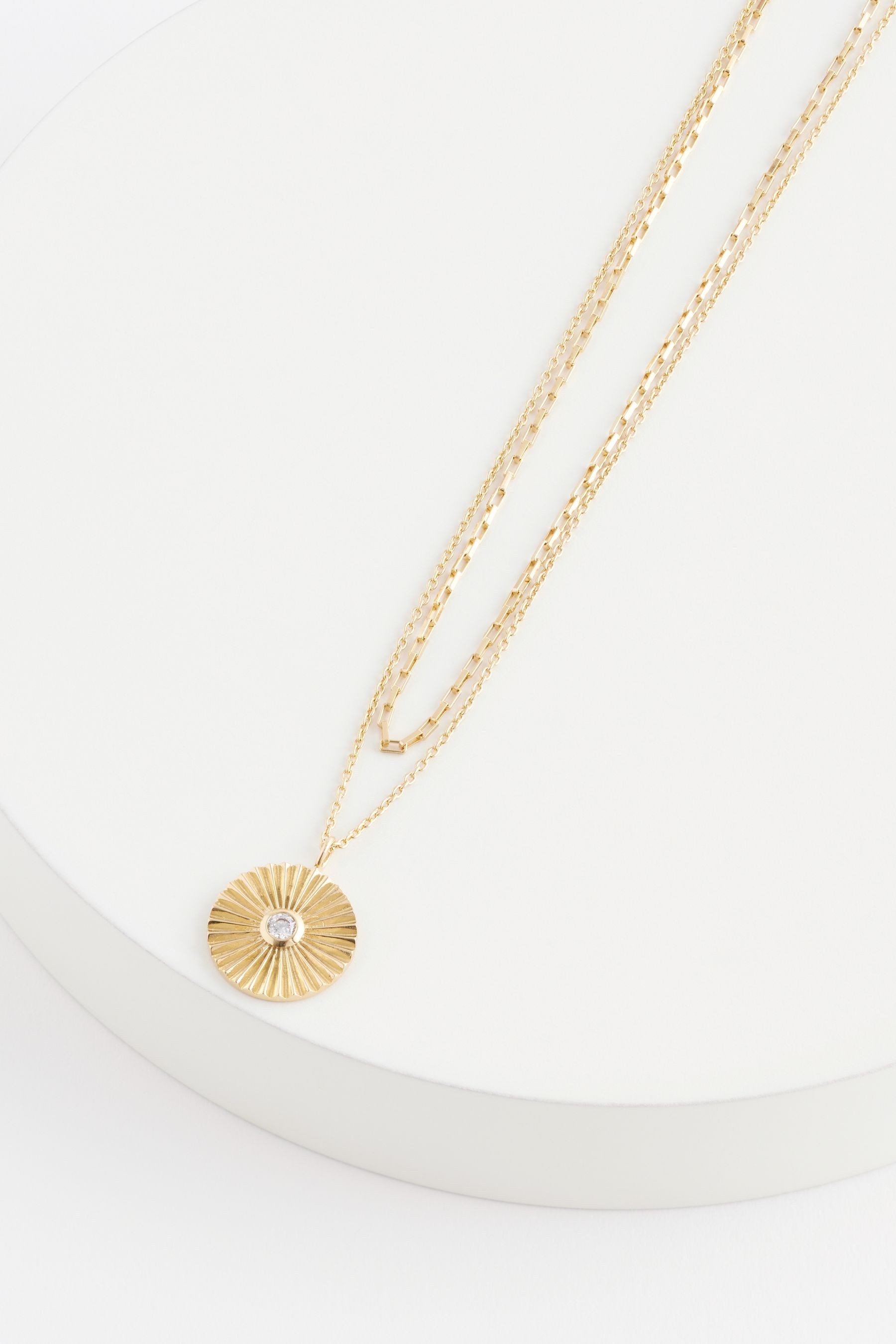 Next Kette mit Anhänger Zweireihige Ket...