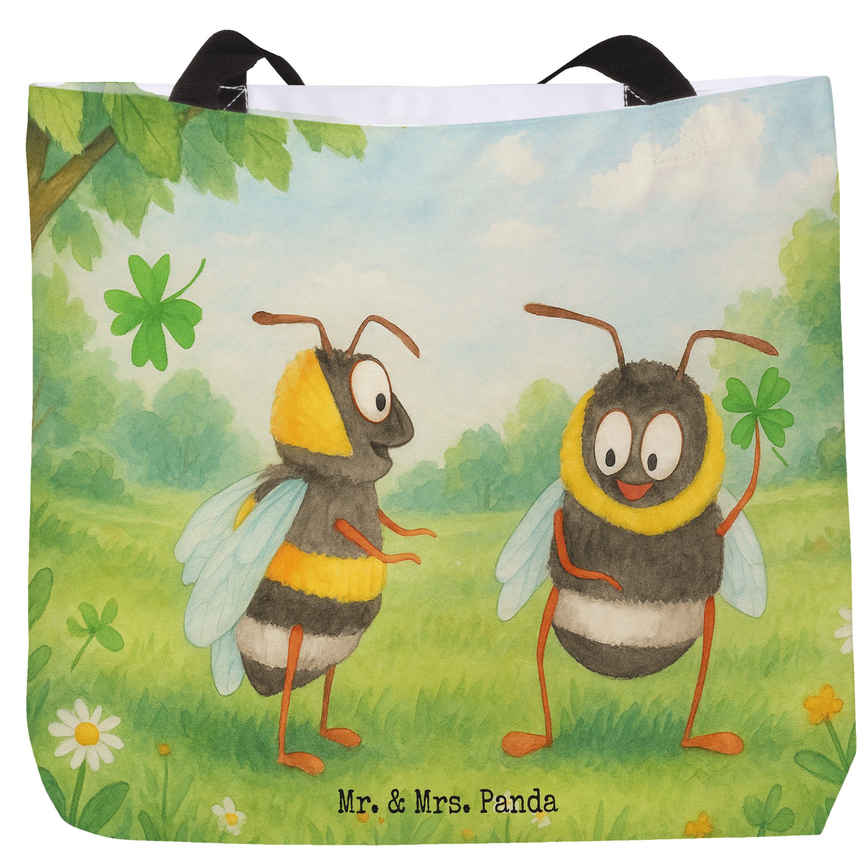 Shopper Bienen Paar Design, Schultasche, Weiß, Hochzeitstag, Valentinstag, Fr