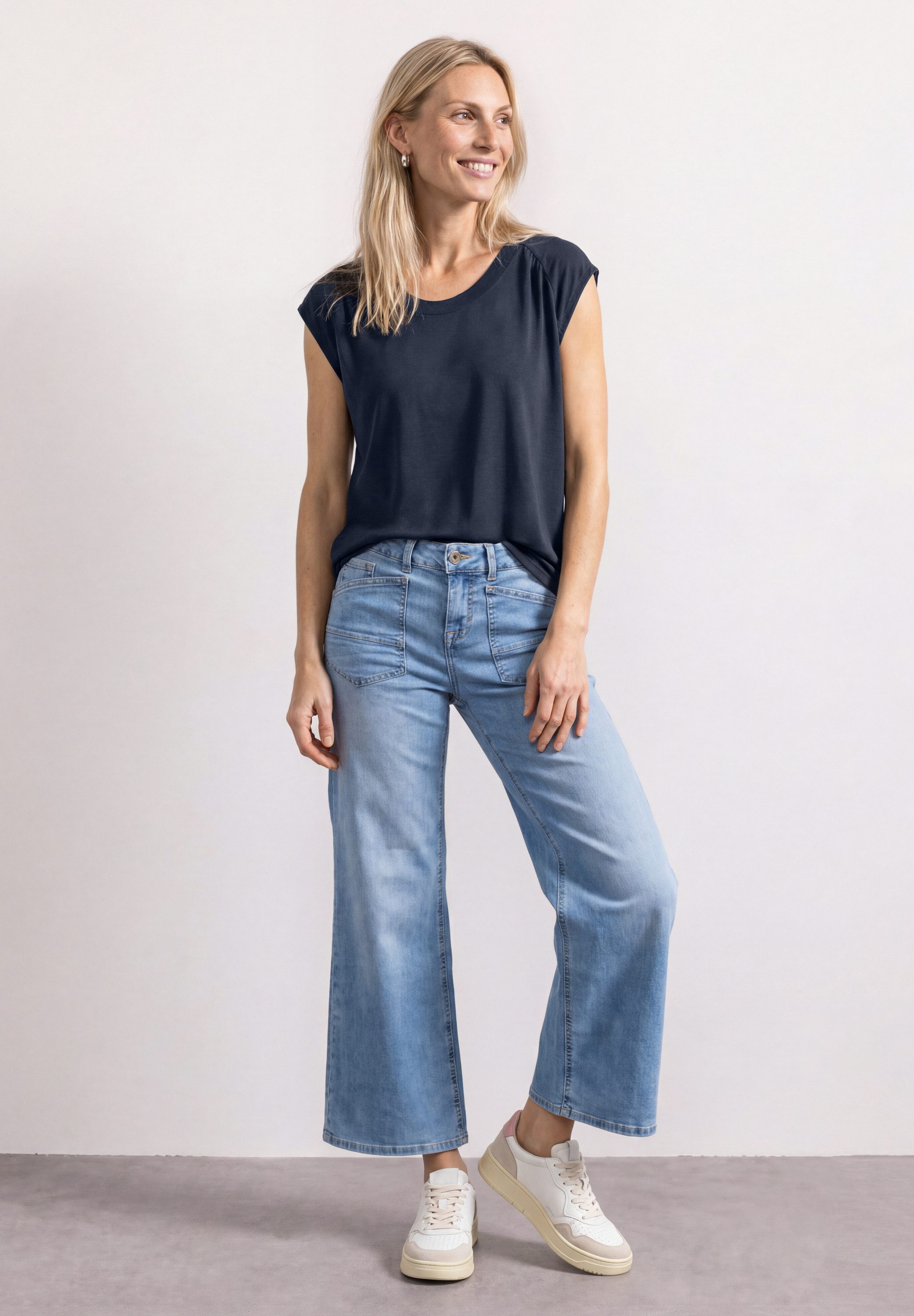 STREET ONE Shirttop aus stretchigem Viskosematerial – Bild 3 von 5