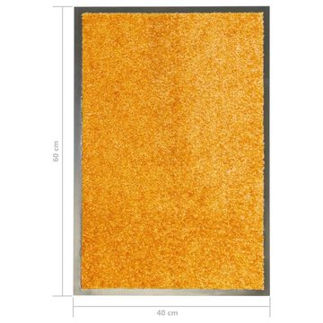 Fußmatte Waschbar Orange 40x60 cm, furnicato, Rechteckig