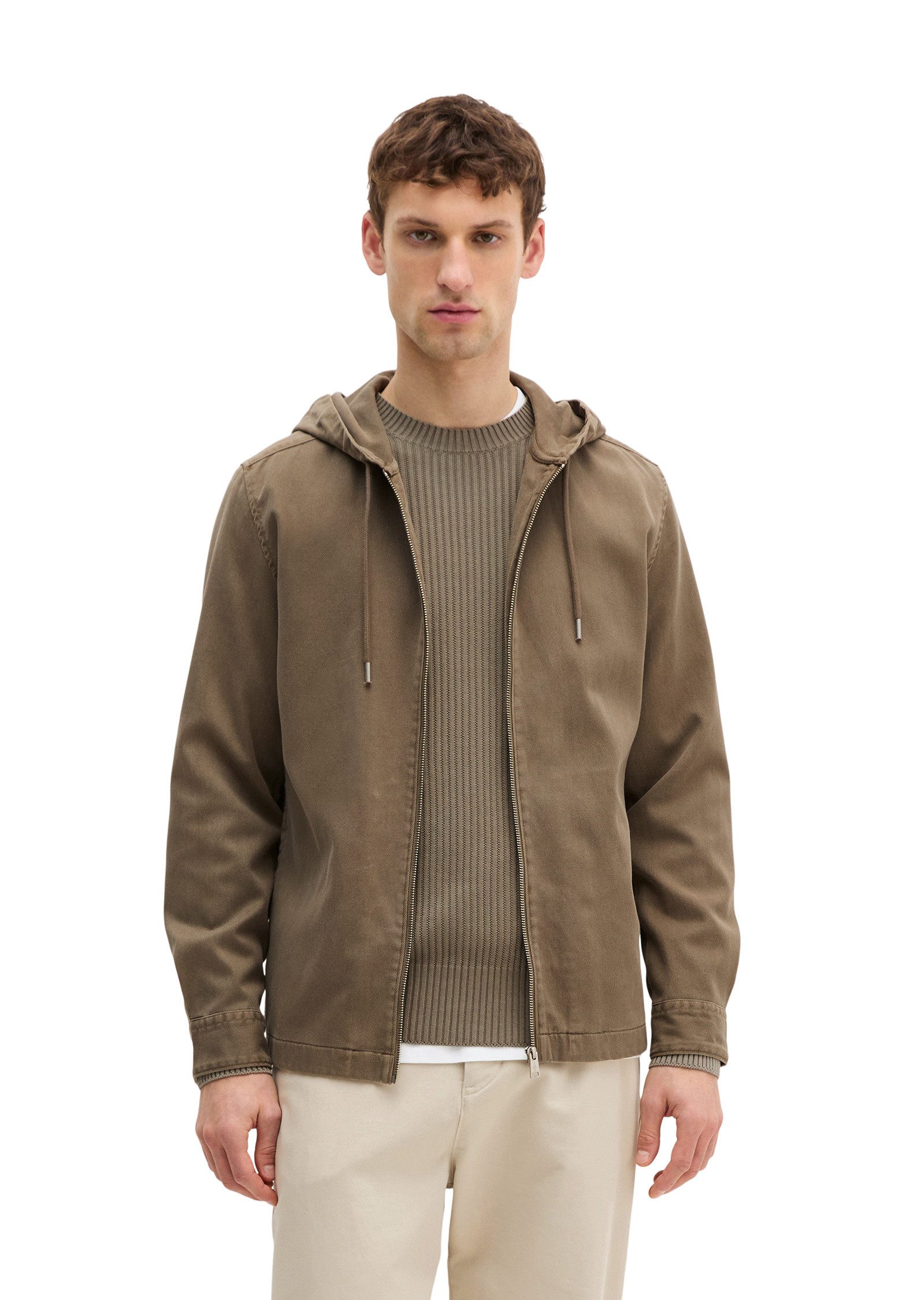 Marc O'Polo Kurzjacke aus weichem Lyocell und Bio-Baumwolle