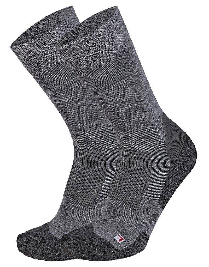 Areco Wandersocken Trekkingsocke Merinowolle Doppelpack