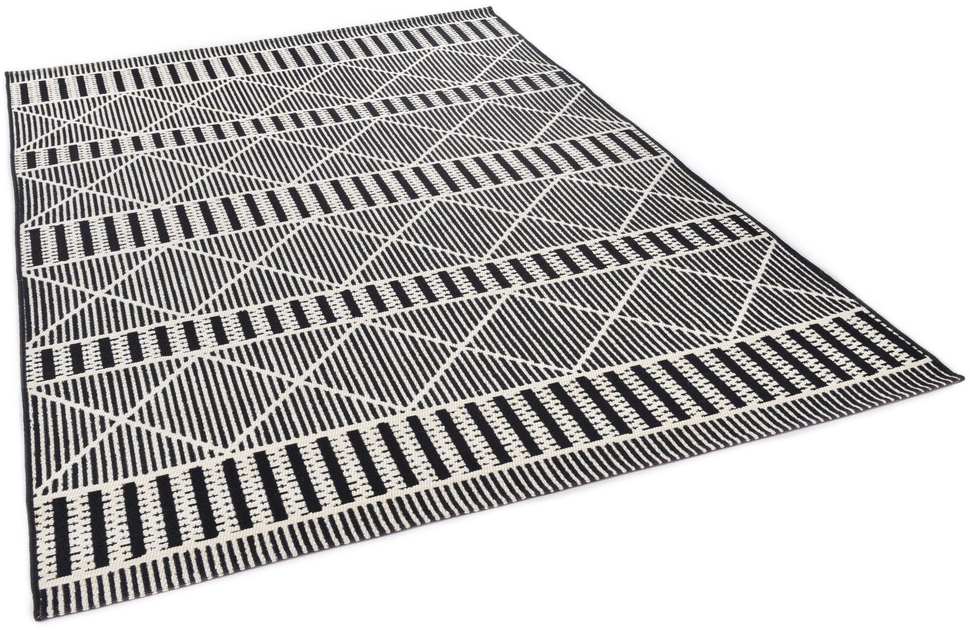 TOM TAILOR HOME Teppich Funky Outdoor Geometric, rechteckig, Höhe: 5 mm, Flachgewebe, modernes Rauten Design, Outdoor geeignet, Wohnzimmer. Reduzierter Preis € 42,99. Unverbindliche Preisempfehlung € 65,00