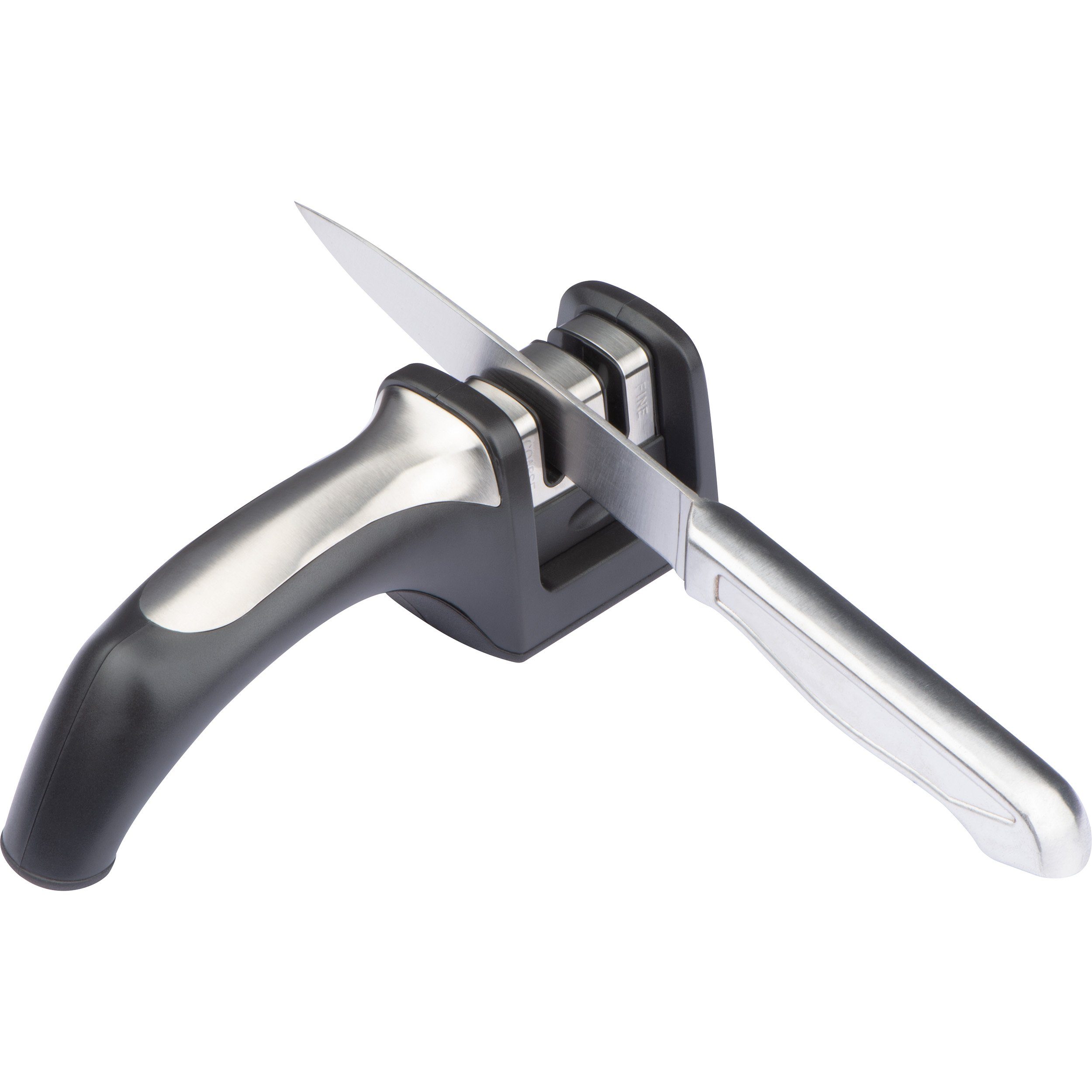 Livepac Office Messerschärfer Messerschärfer / mit zwei Schärfmodulen / für Rechts- und Linkshänder