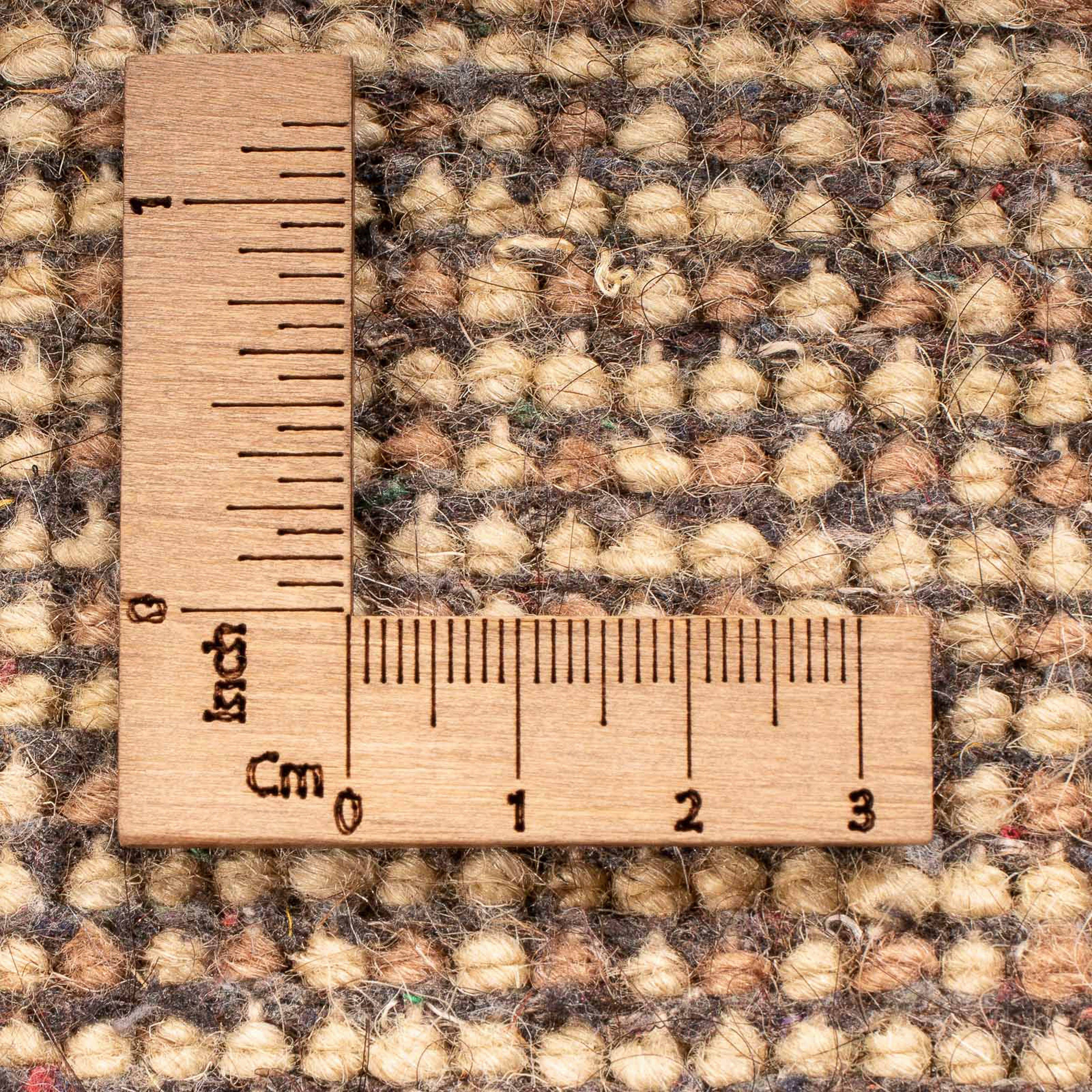 rechteckig, - Handgeknüpft, 120 - beige, Indus morgenland, x Wollteppich Gabbeh Einzelstück mm, 18 180 - mit Höhe: cm Zertifikat Wohnzimmer,