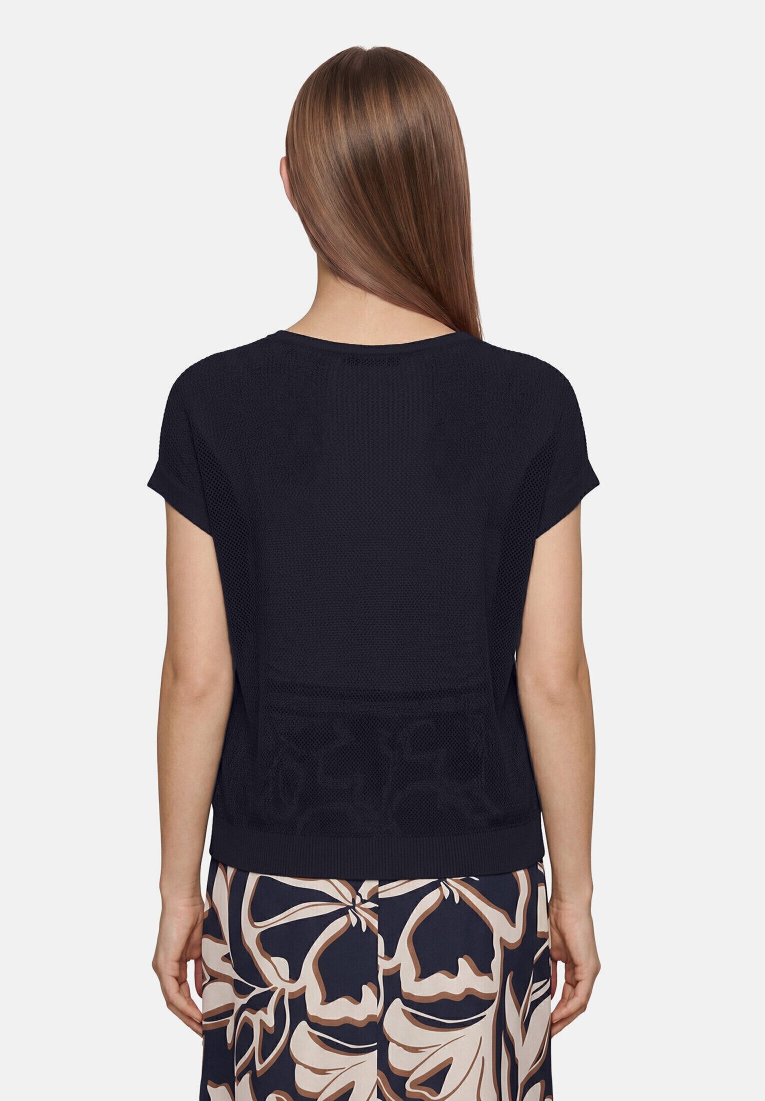 Betty Barclay Stricktop Damen mit Wasserfallausschnitt