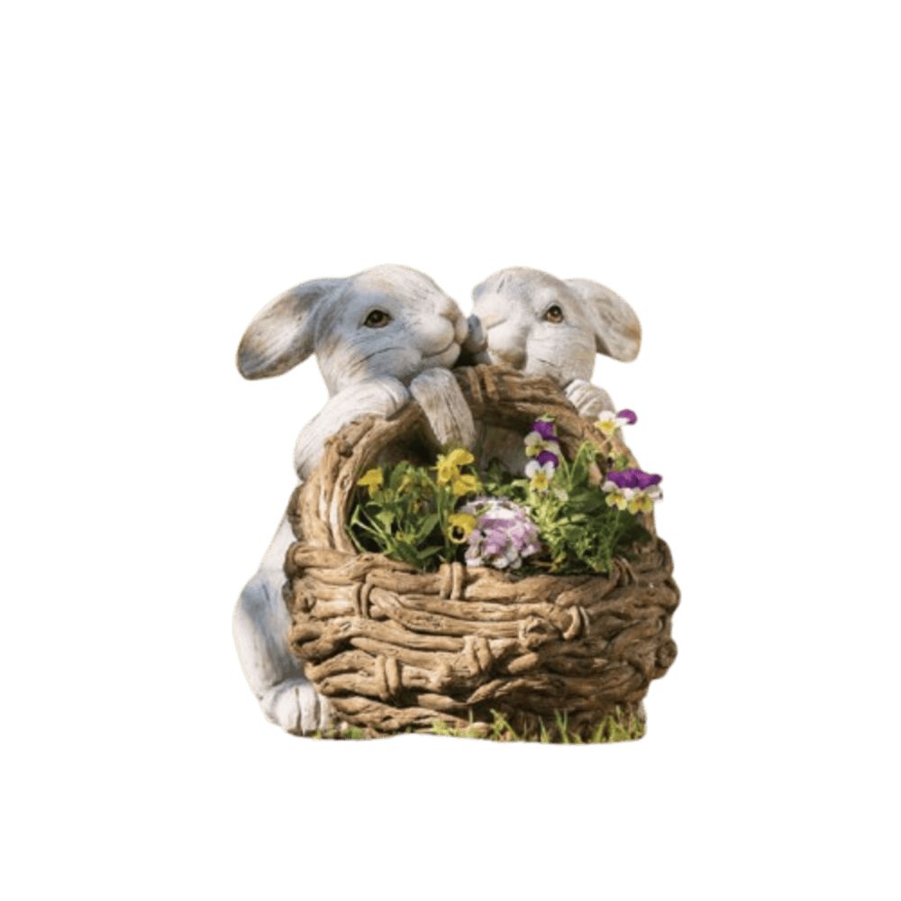 Home-trends24.de Osterhase Pflanzer Hase Osterhase Deko Garten Figur Frühling Statur Ostern