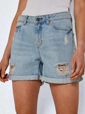 Noisy may Jeansshorts Smiley (1-tlg) Cut-Outs, Plain/ohne Details