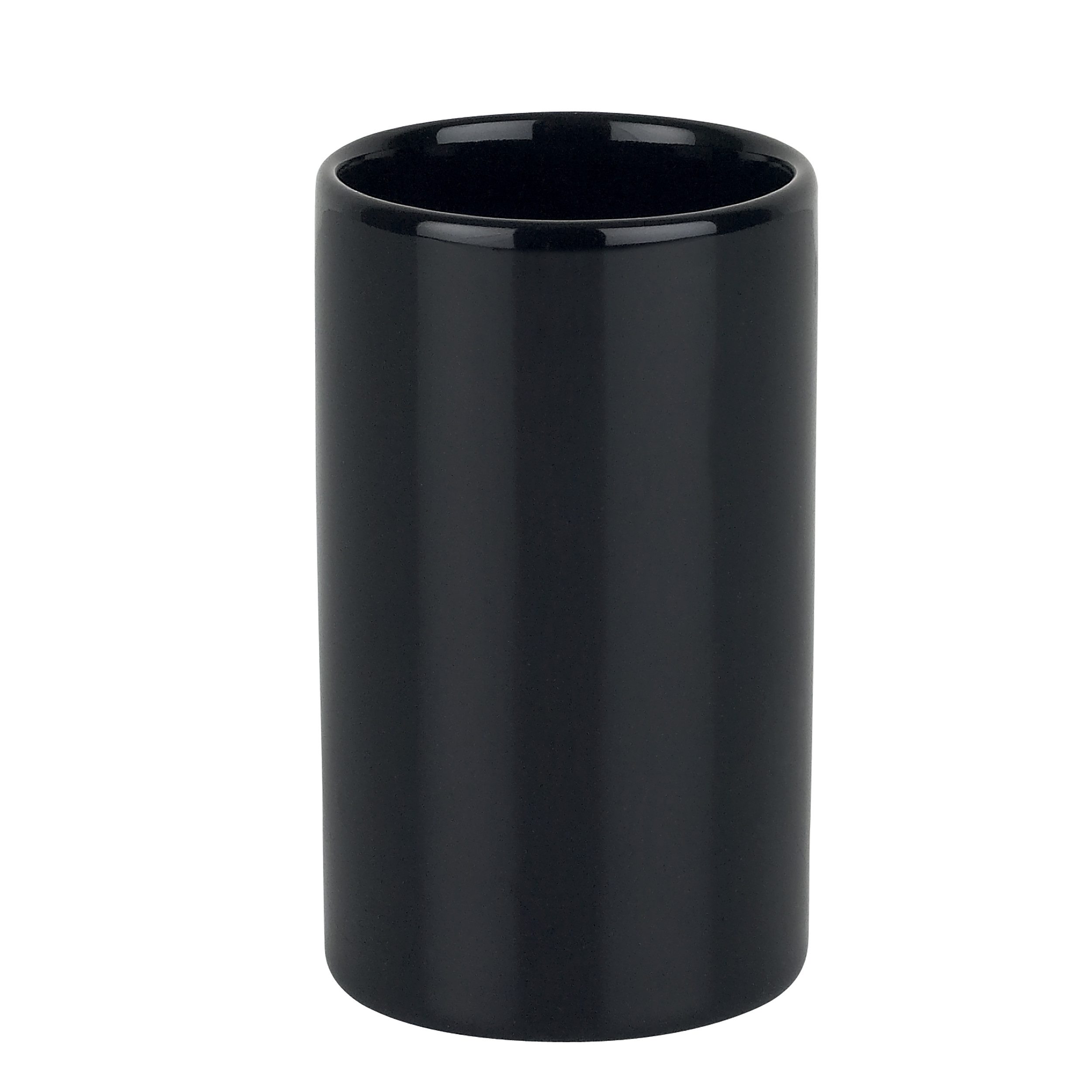 spirella Zahnputzbecher Spirella Zahnputzbecher Zahnbürstenhalter Tube 7 x 11,5 cm Schwarz